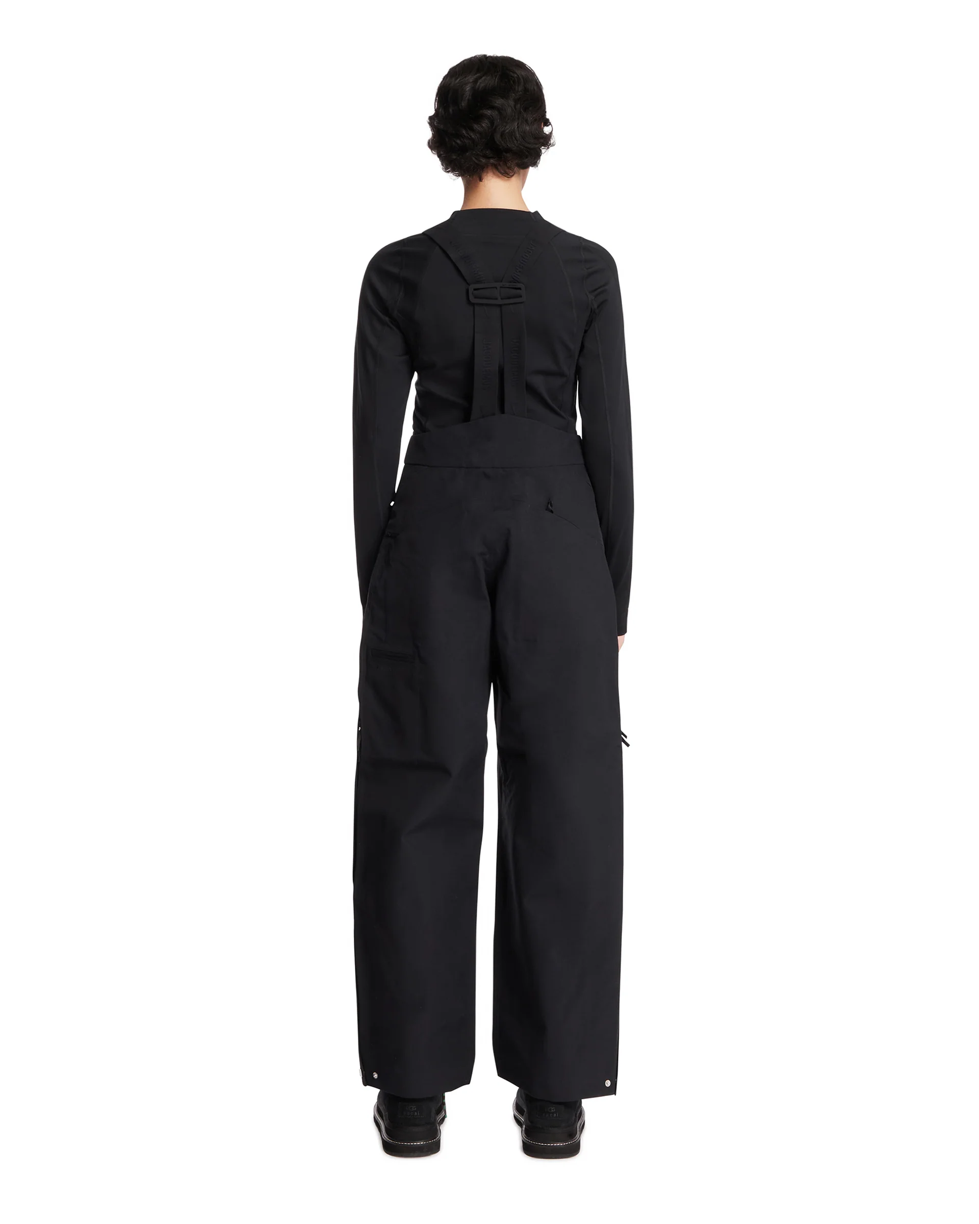 Nike x Jacquemus Pantaloni Con Bretelle Neri - Image 5