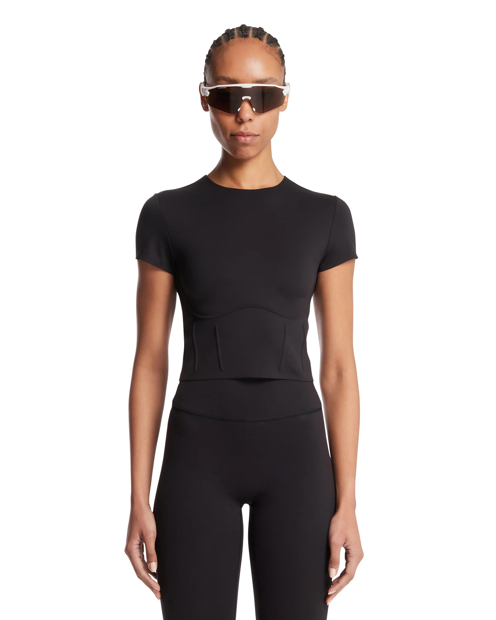 NikeSKIMS T-Shirt Cropped Nera