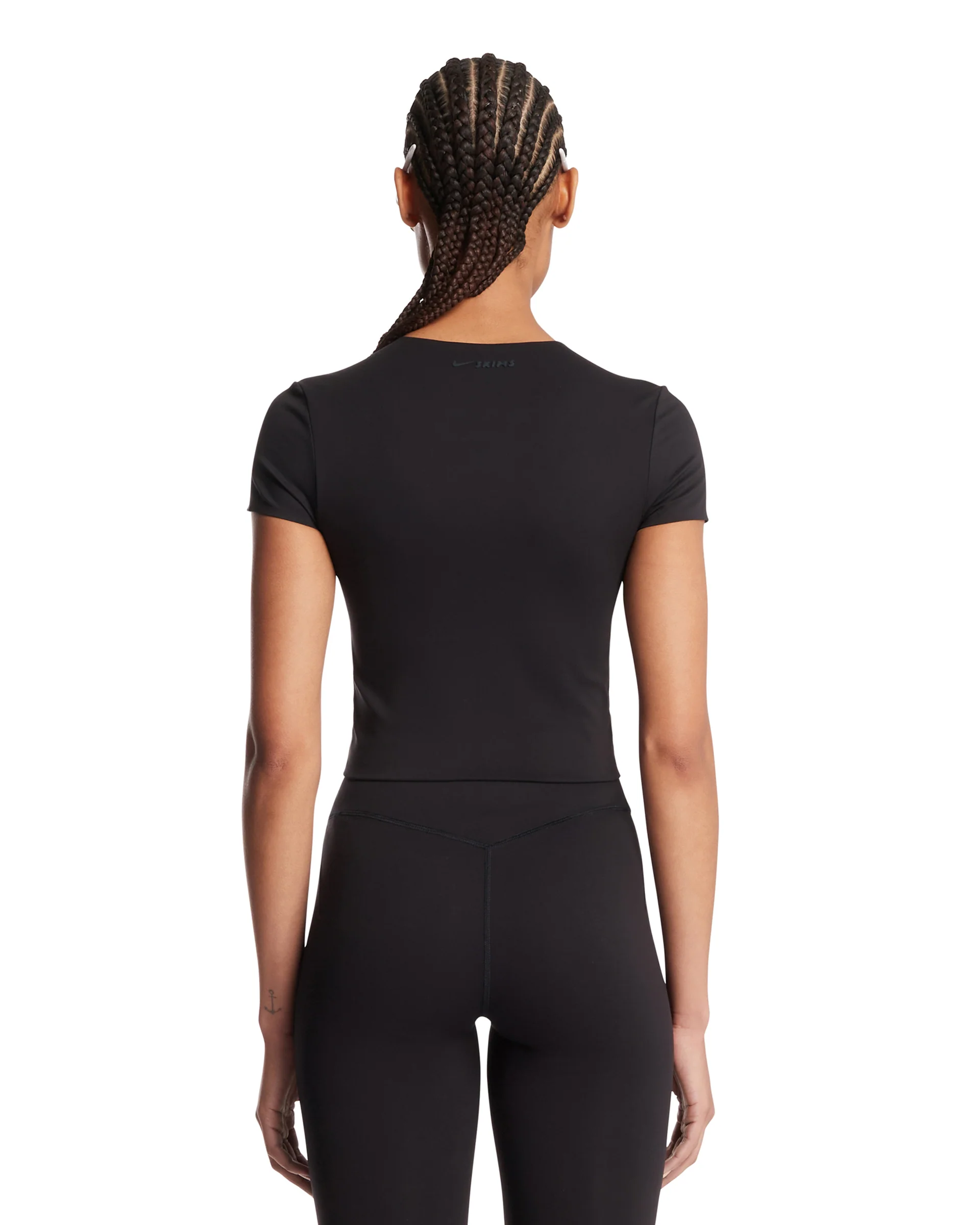 NikeSKIMS T-Shirt Cropped Nera - Image 5