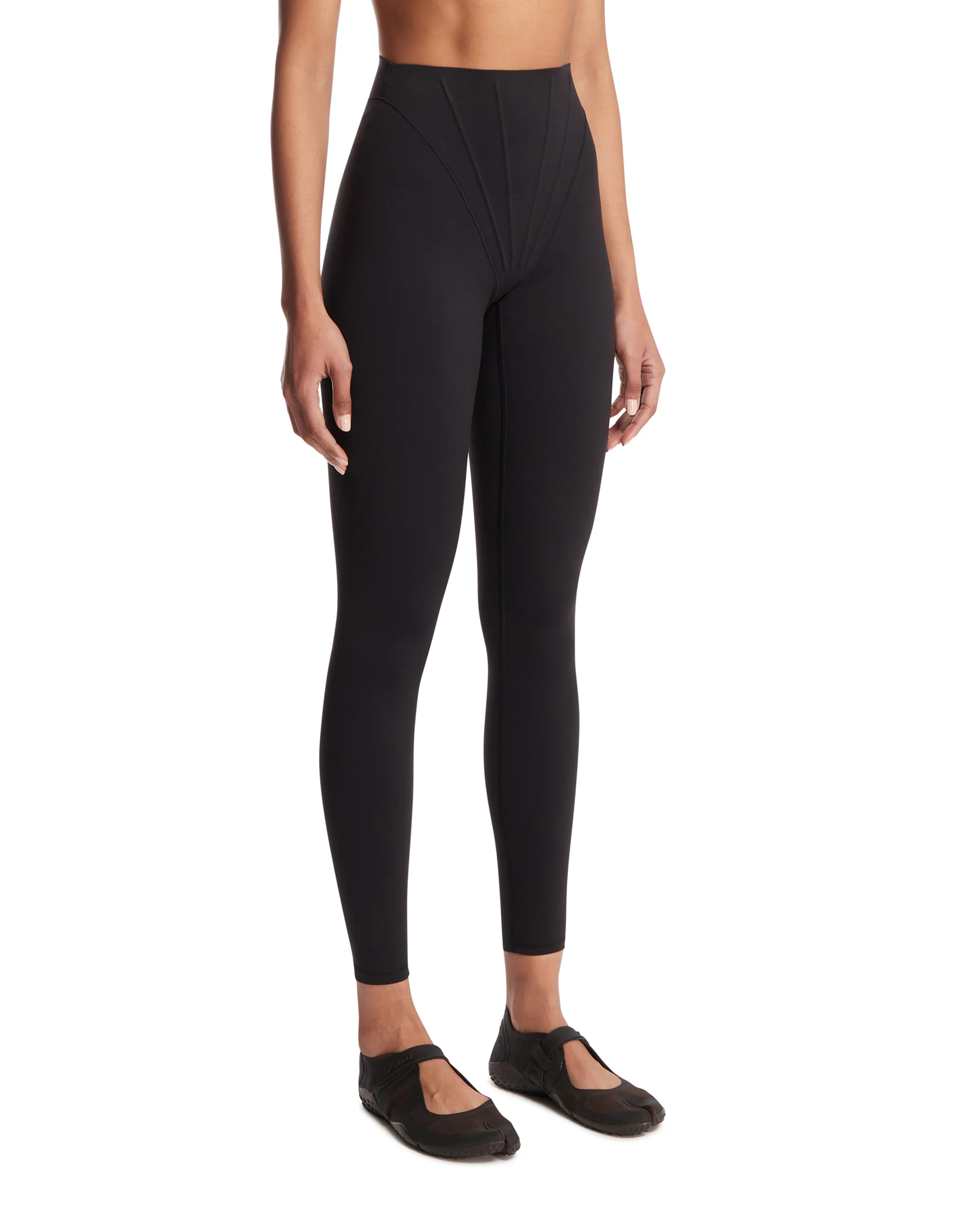 NikeSKIMS  Leggings A Vita Alta Neri - Image 2