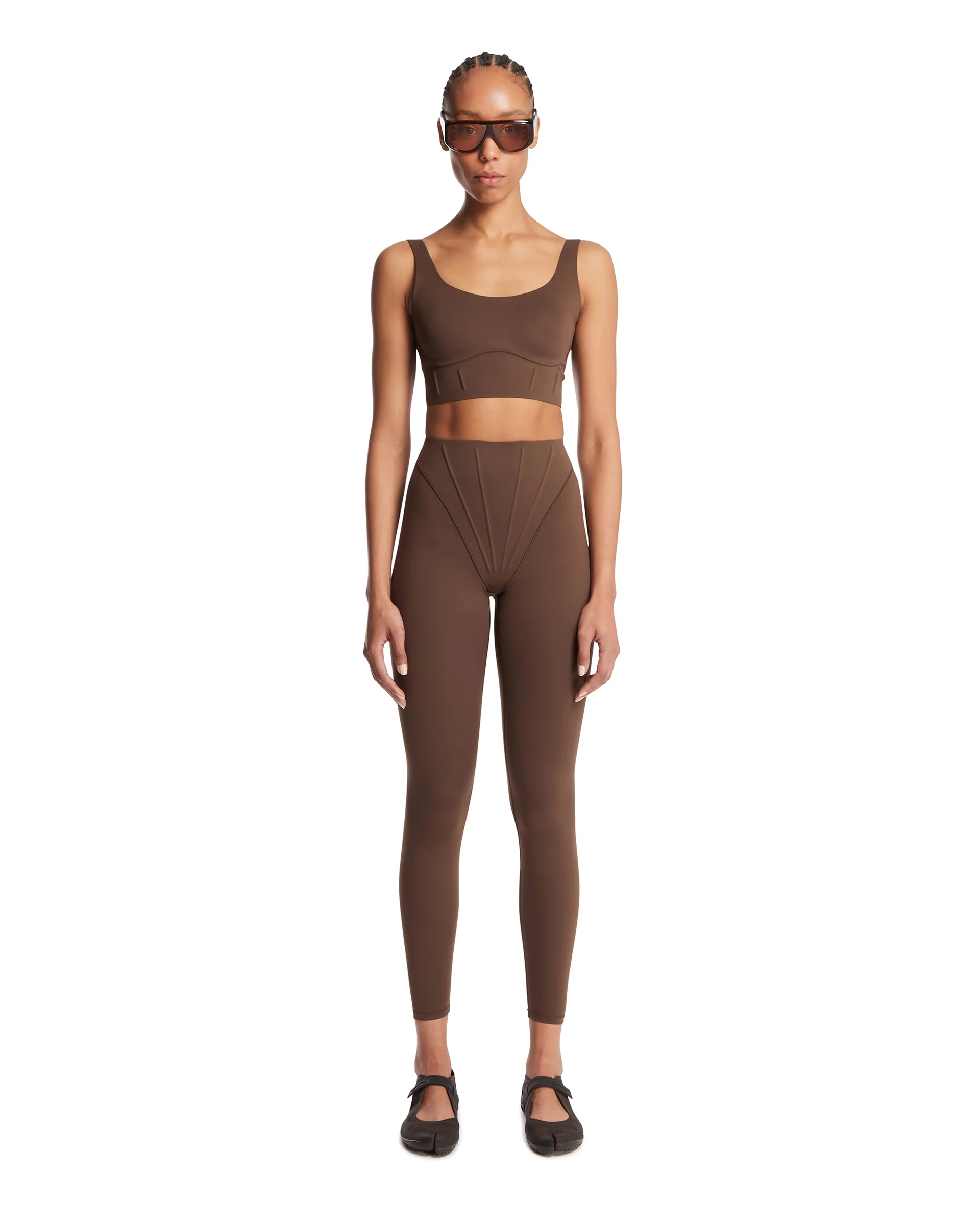 NikeSKIMS Top Longline Marrone - Image 3