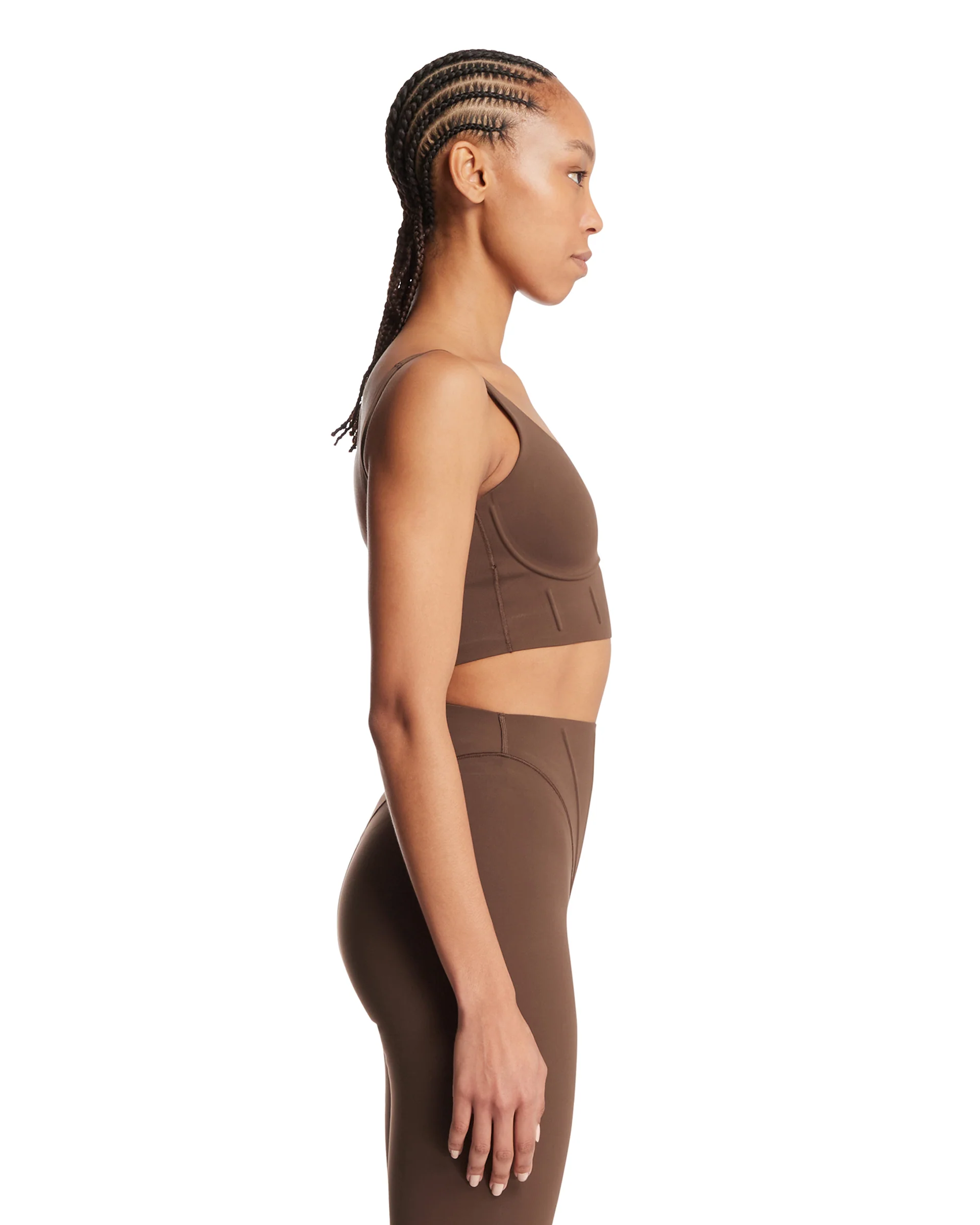 NikeSKIMS Top Longline Marrone - Image 4