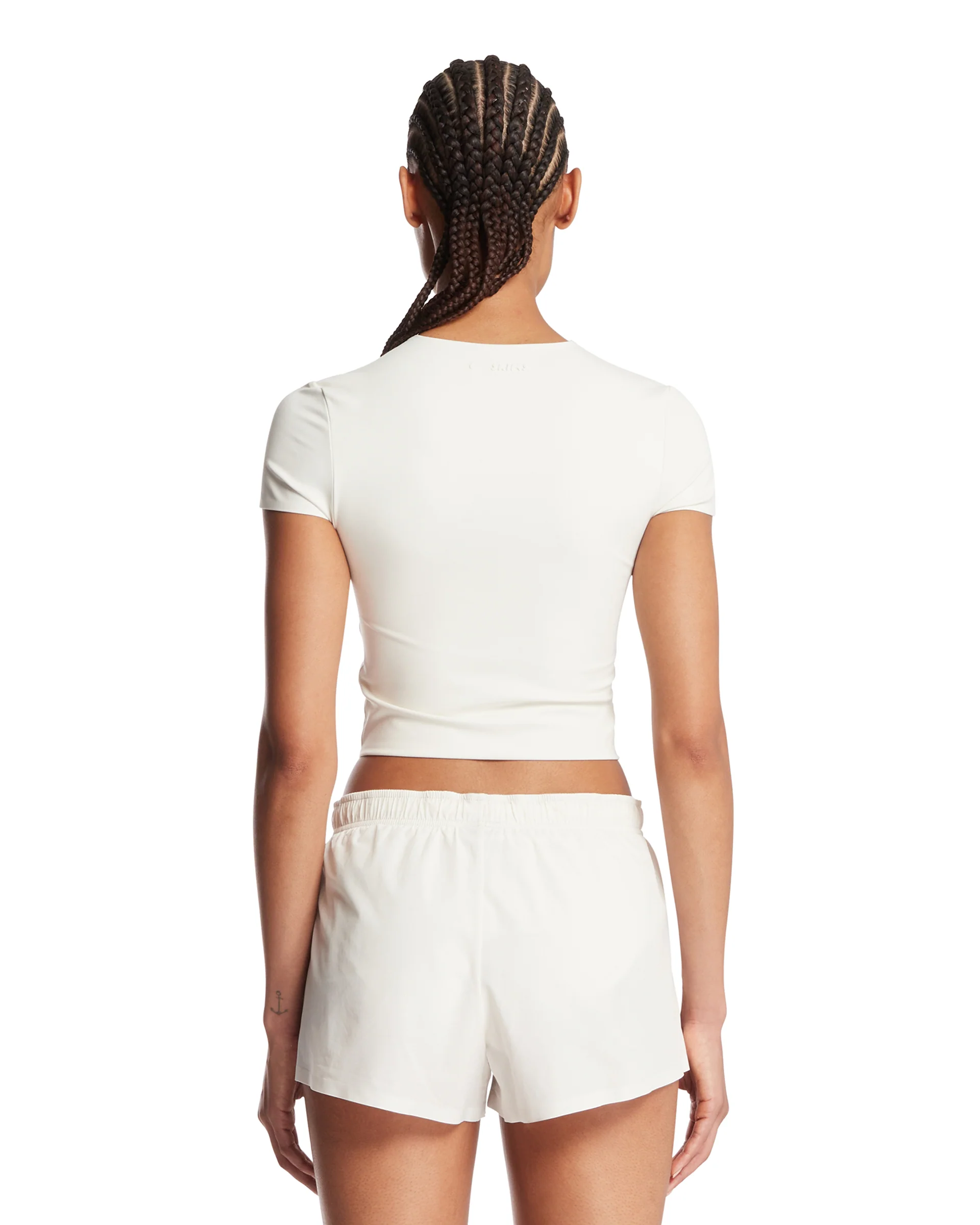 NikeSKIMS T-Shirt Cropped Bianca - Image 5