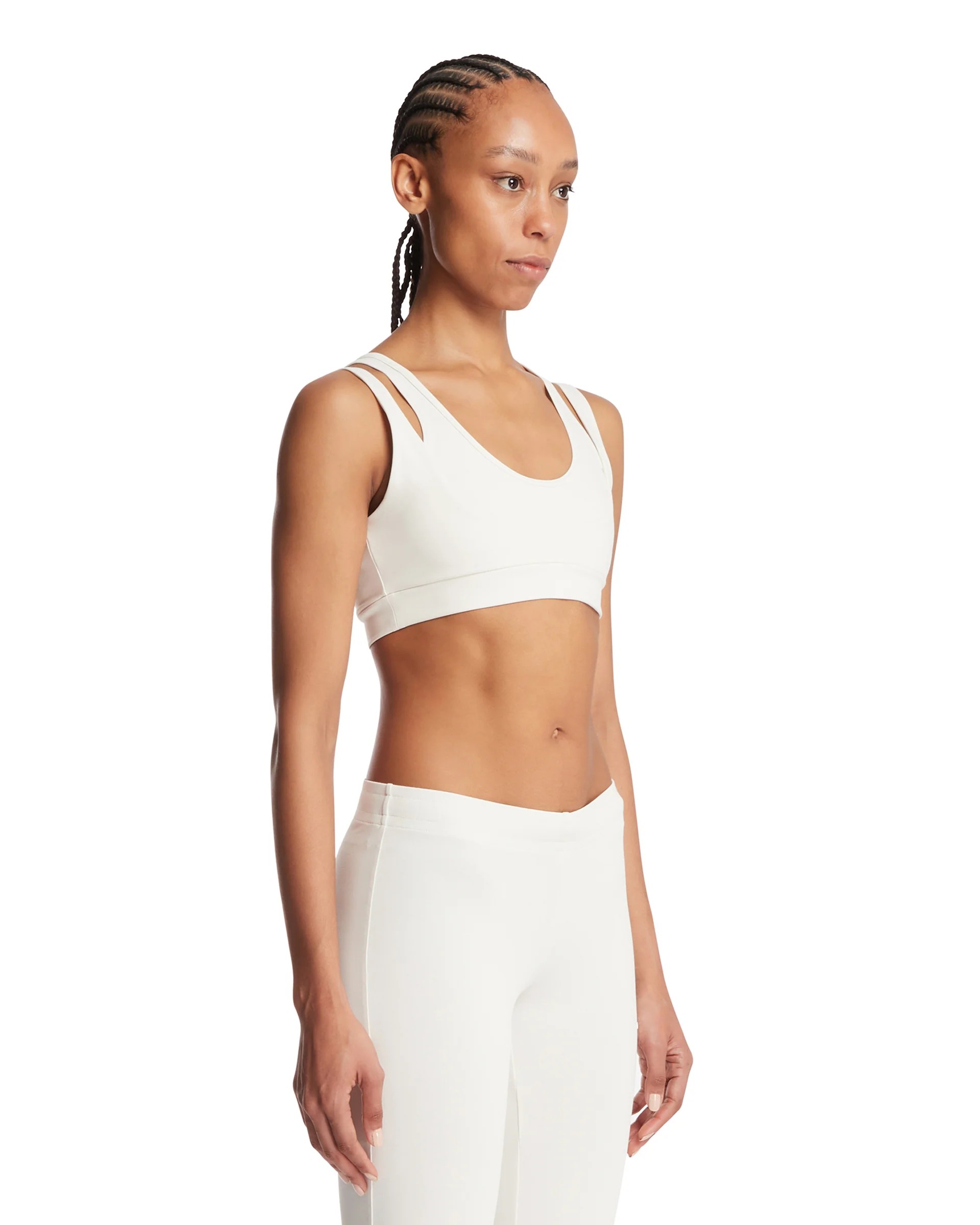 NikeSKIMS Top Doppia Spallina Bianco - Image 2