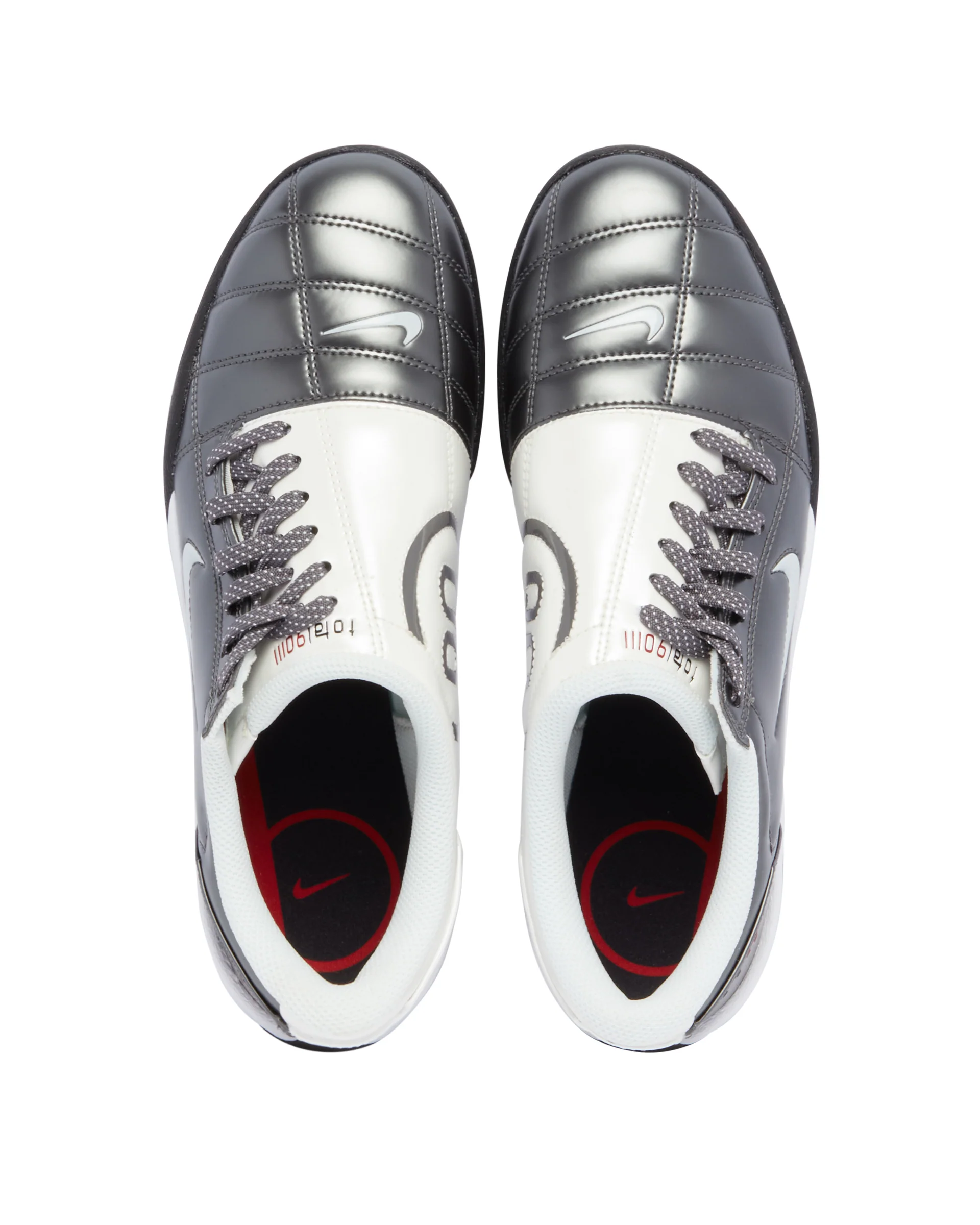 Sneakers Total 90 Bianche E Argentate - Image 3