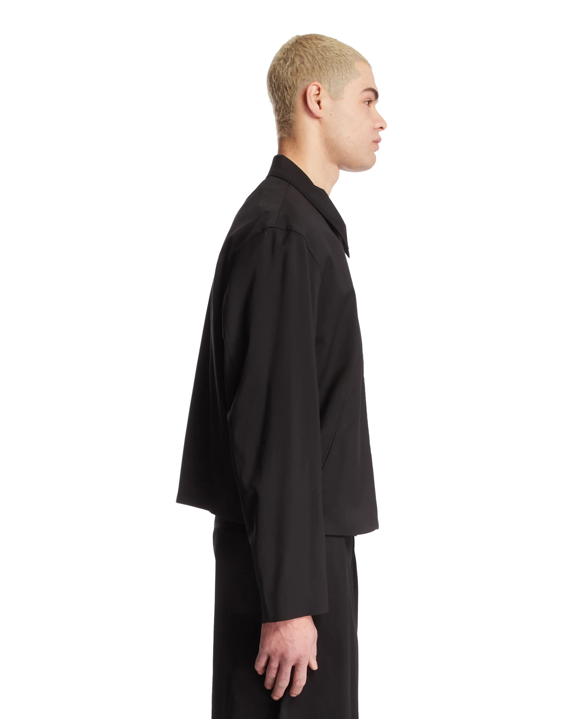 Giacca Nera Con Zip - Image 4