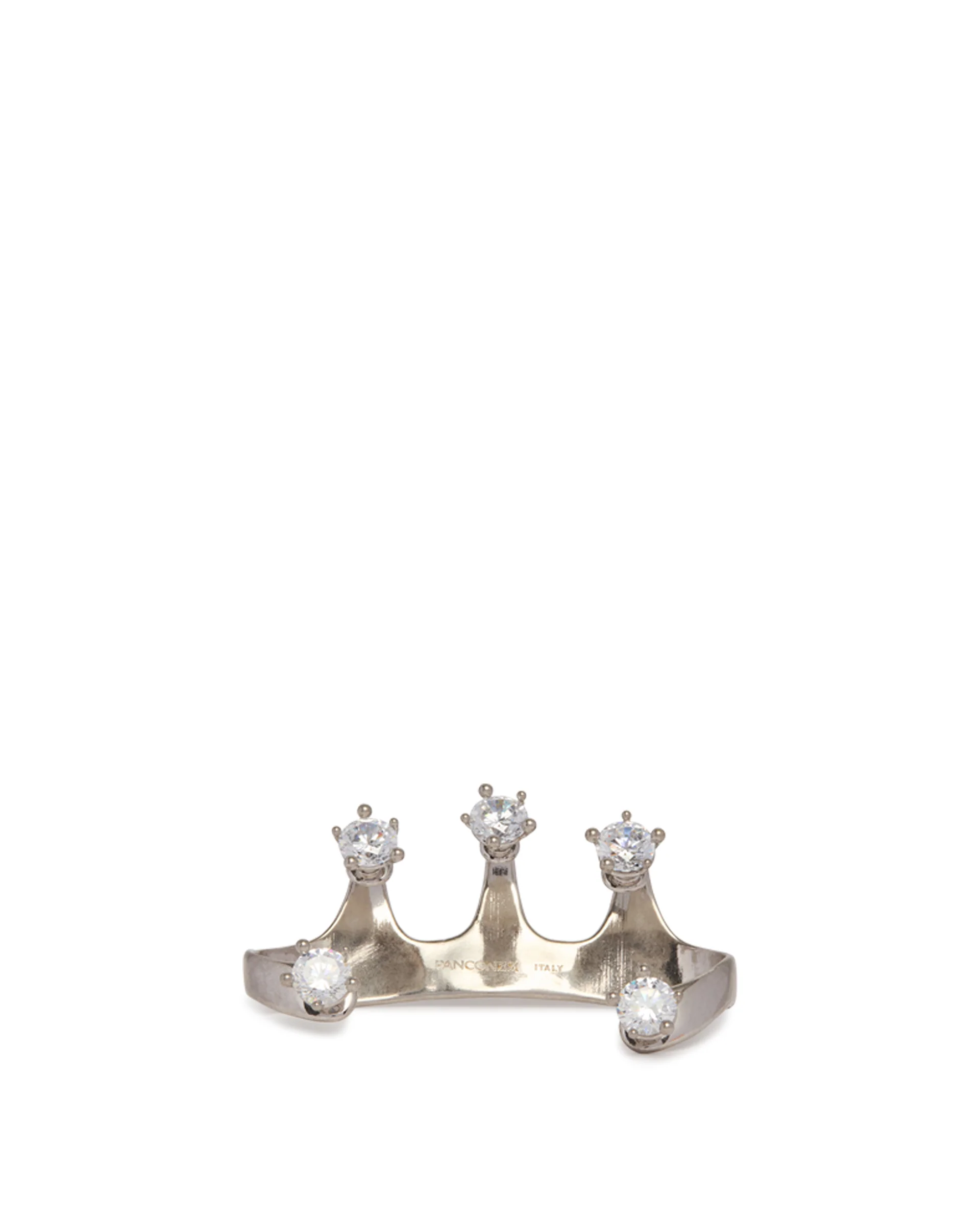 Hand Bracelet Diamanti Armour Argentato