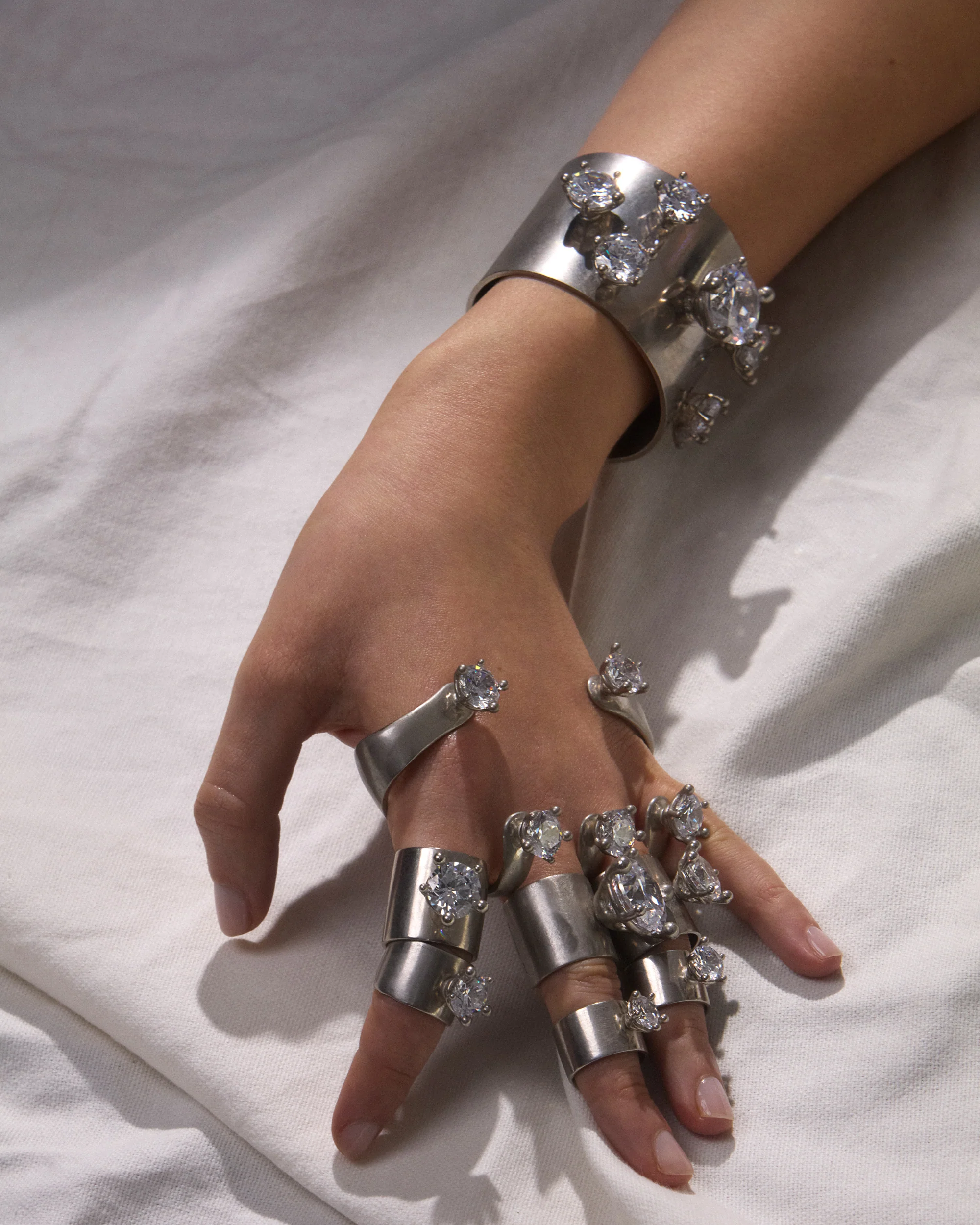 Bracciale Diamanti Armour Argentato - Image 3