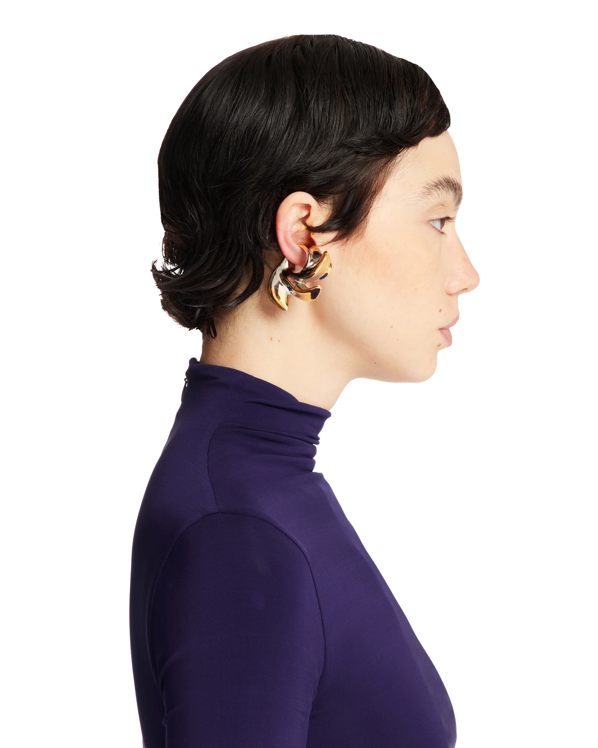 Petali Ear Cuff Argentato - Image 3
