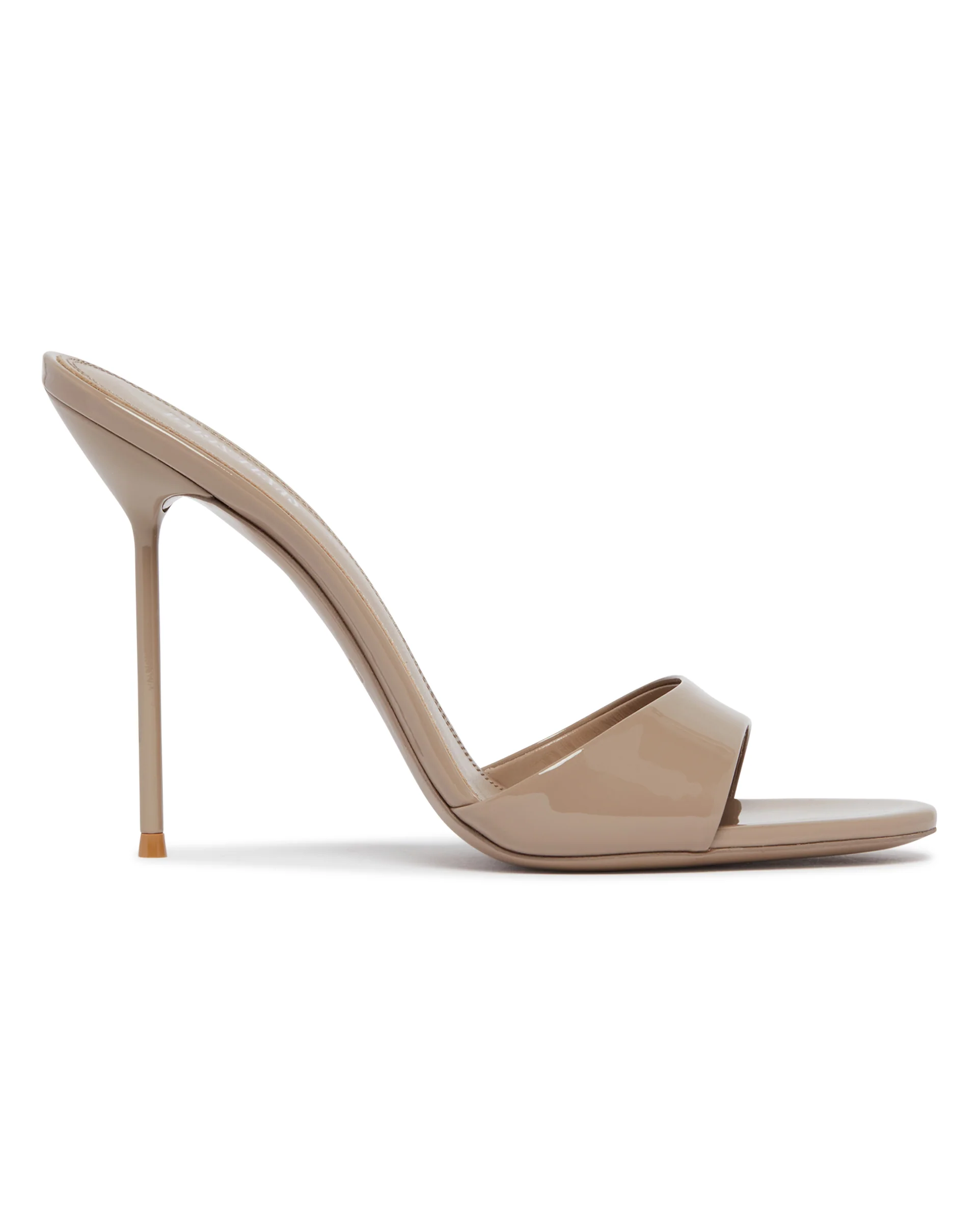Mules Lidia In Pelle Beige - Image 2