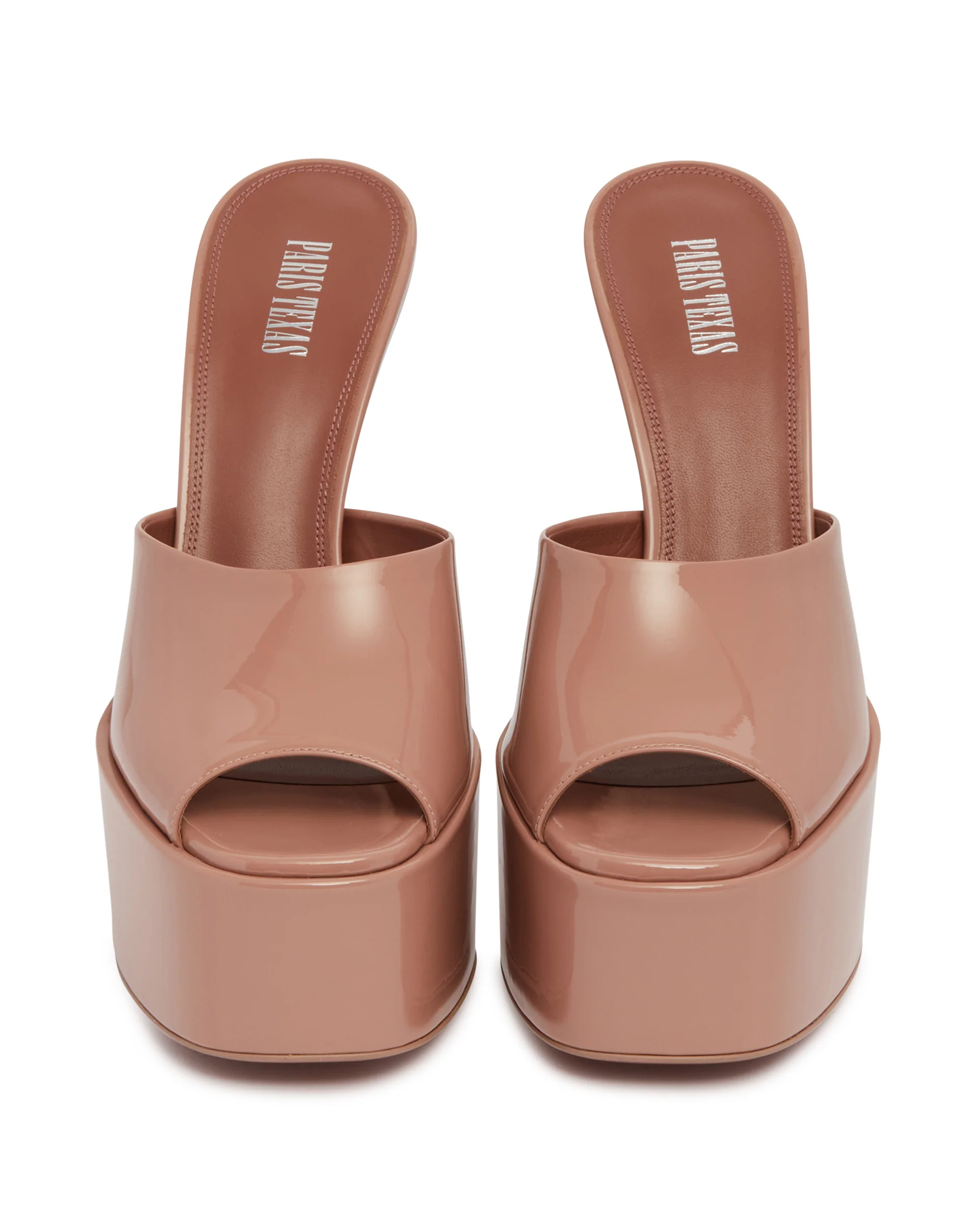 Mules Marina Con Plateau Beige - Image 4