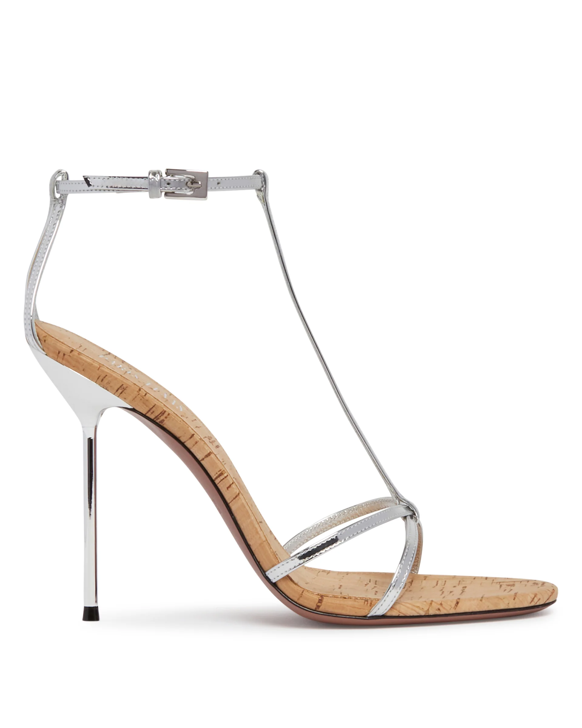 Sandali T-Strap Argentati