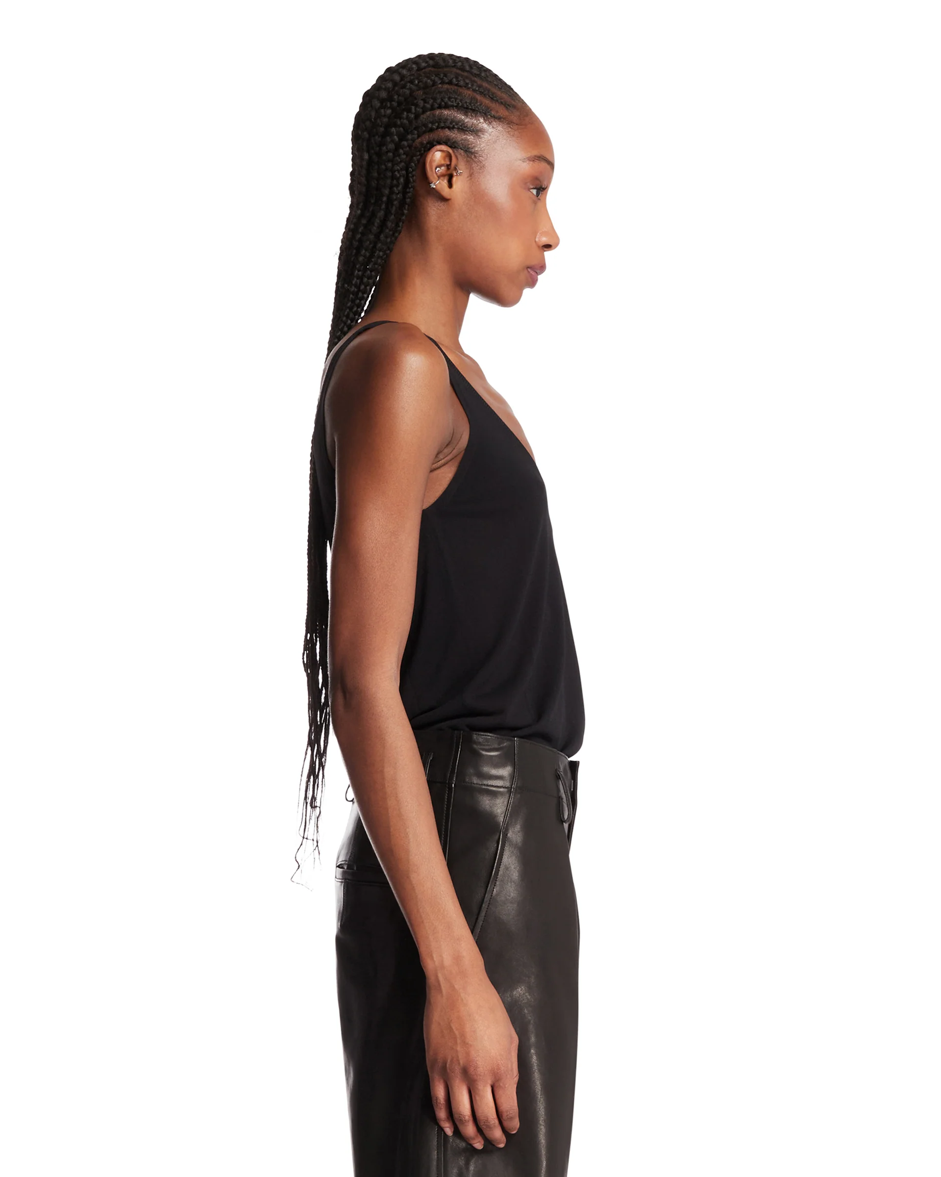 Top In Viscosa Nero - Image 4