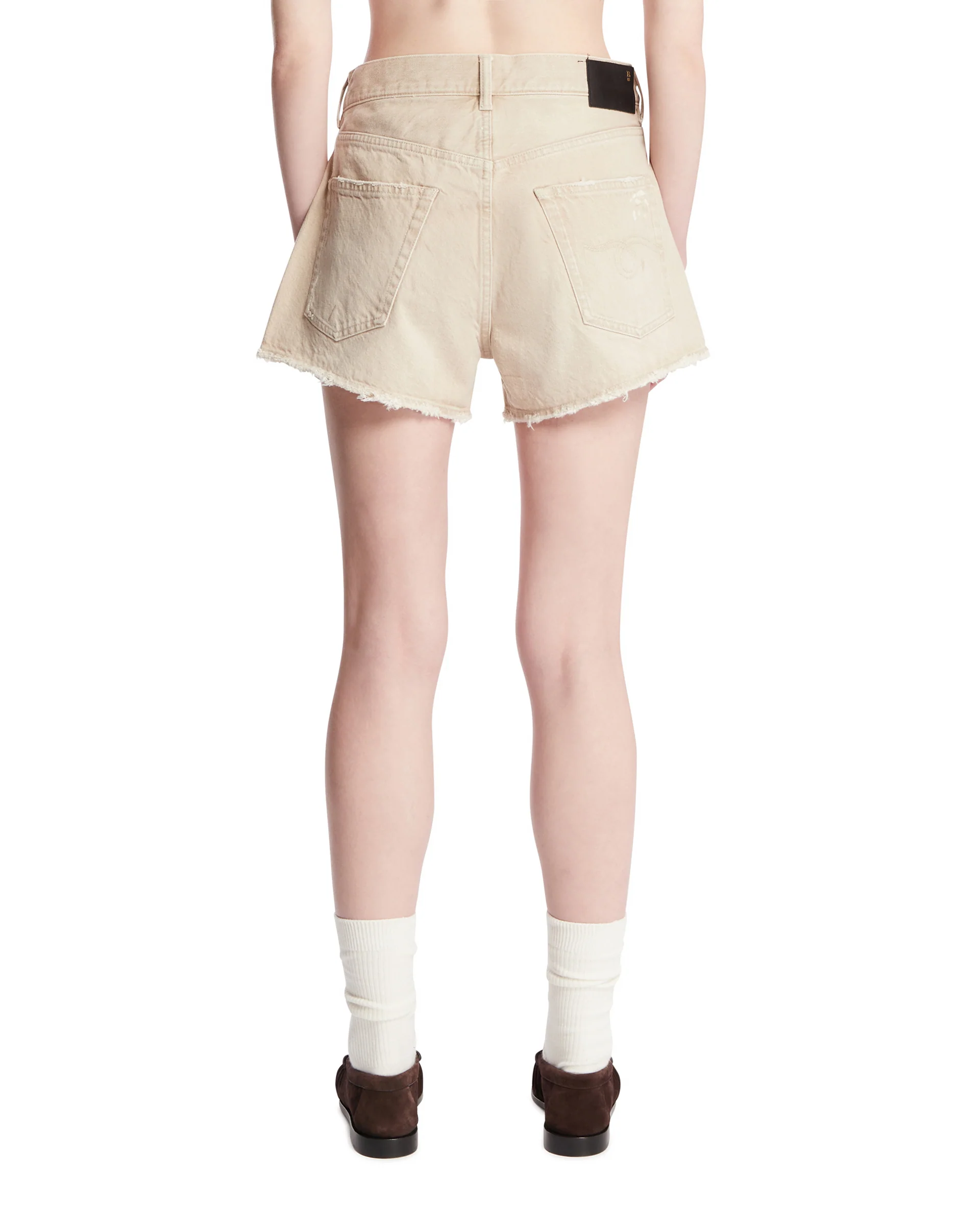 Shorts Sfrangiati Beige - Image 5