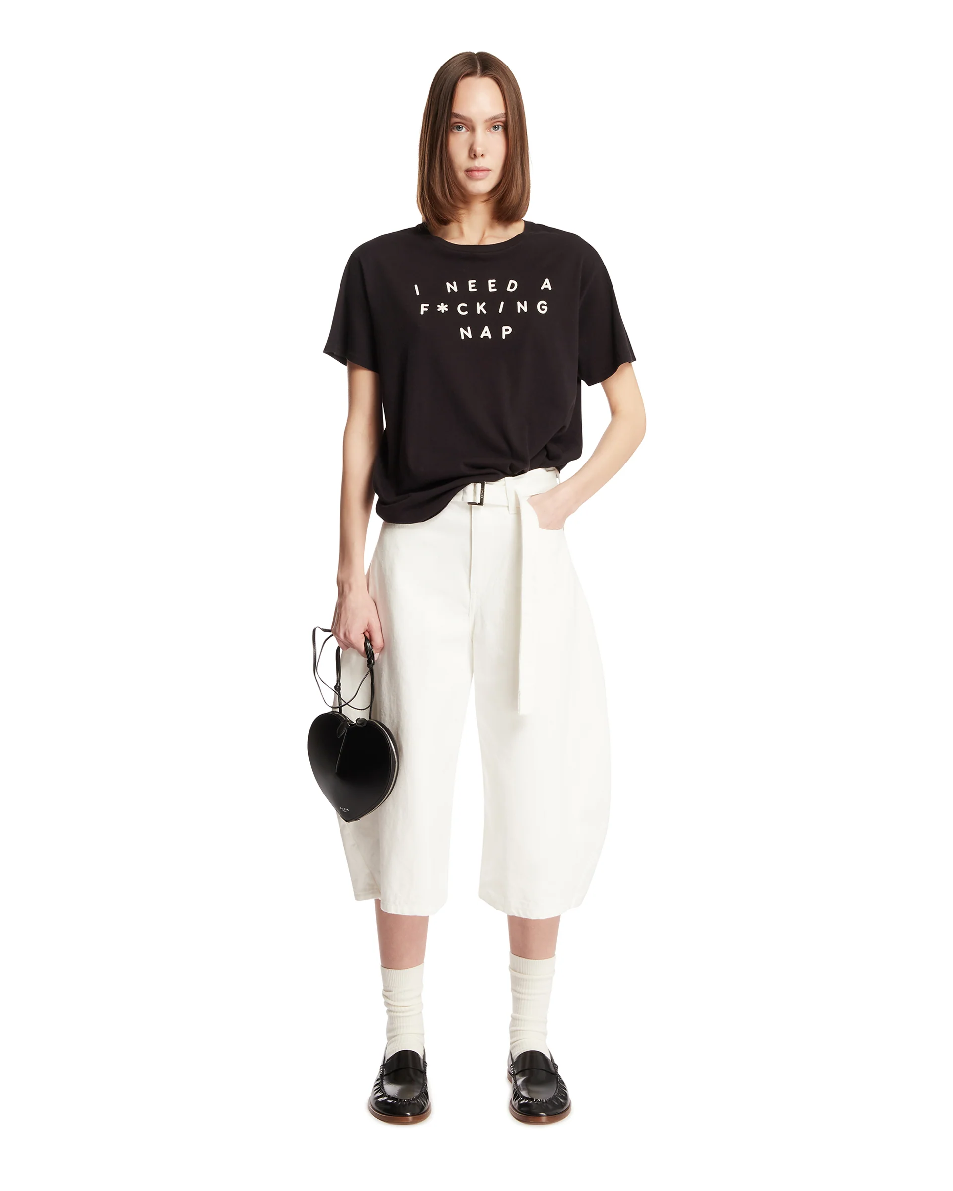 T-Shirt In Cotone Nera - Image 3