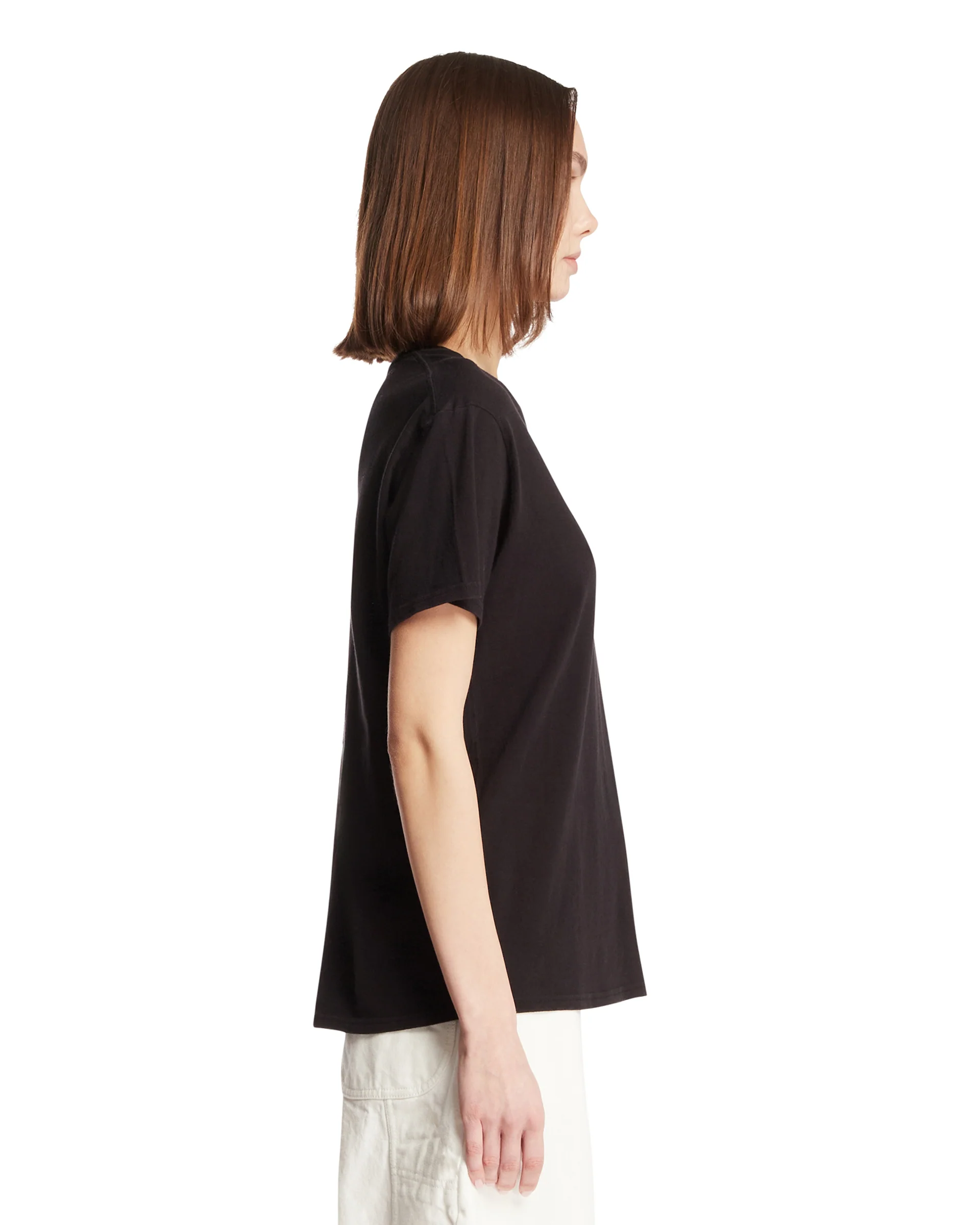 T-Shirt In Cotone Nera - Image 4