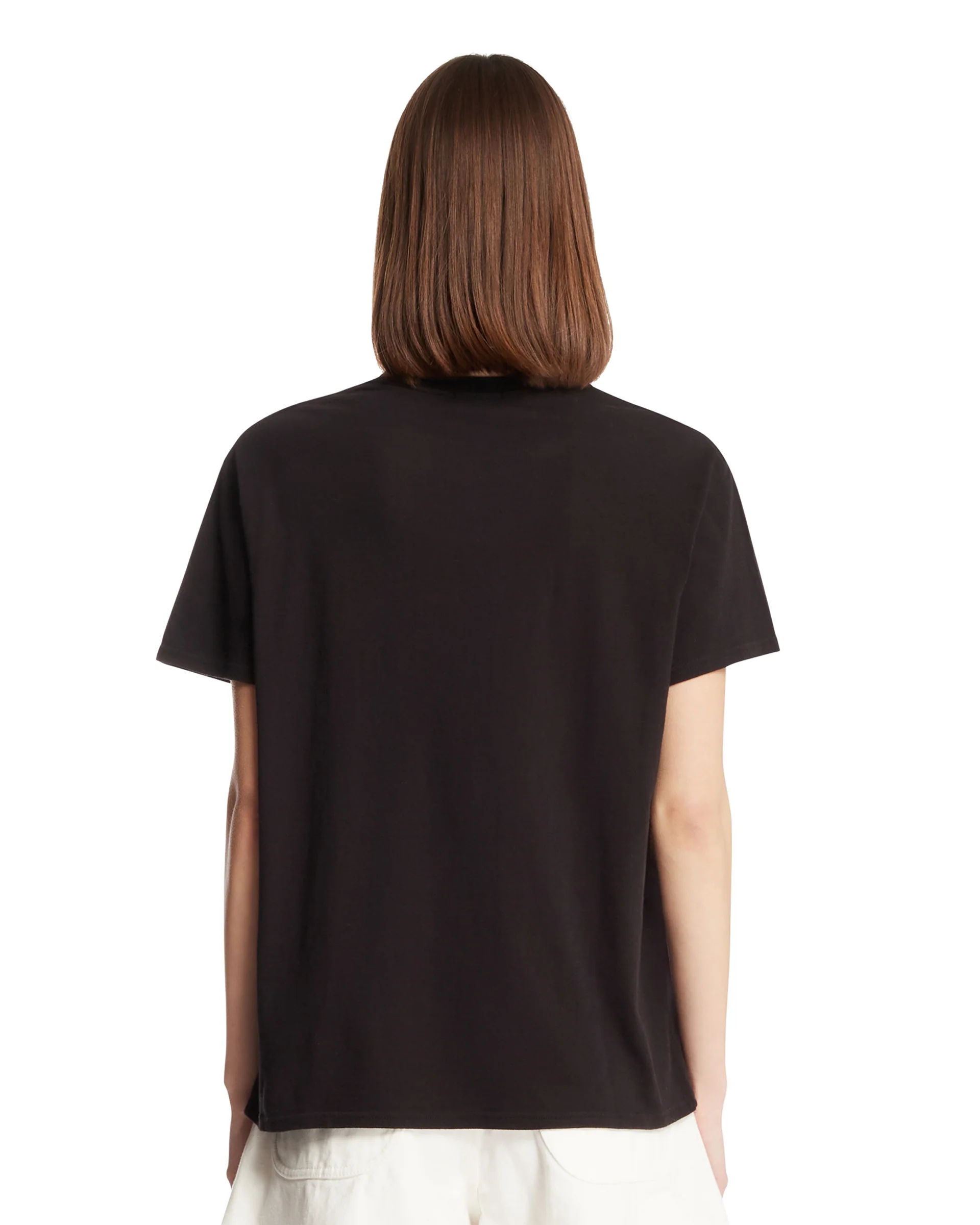 T-Shirt In Cotone Nera - Image 5