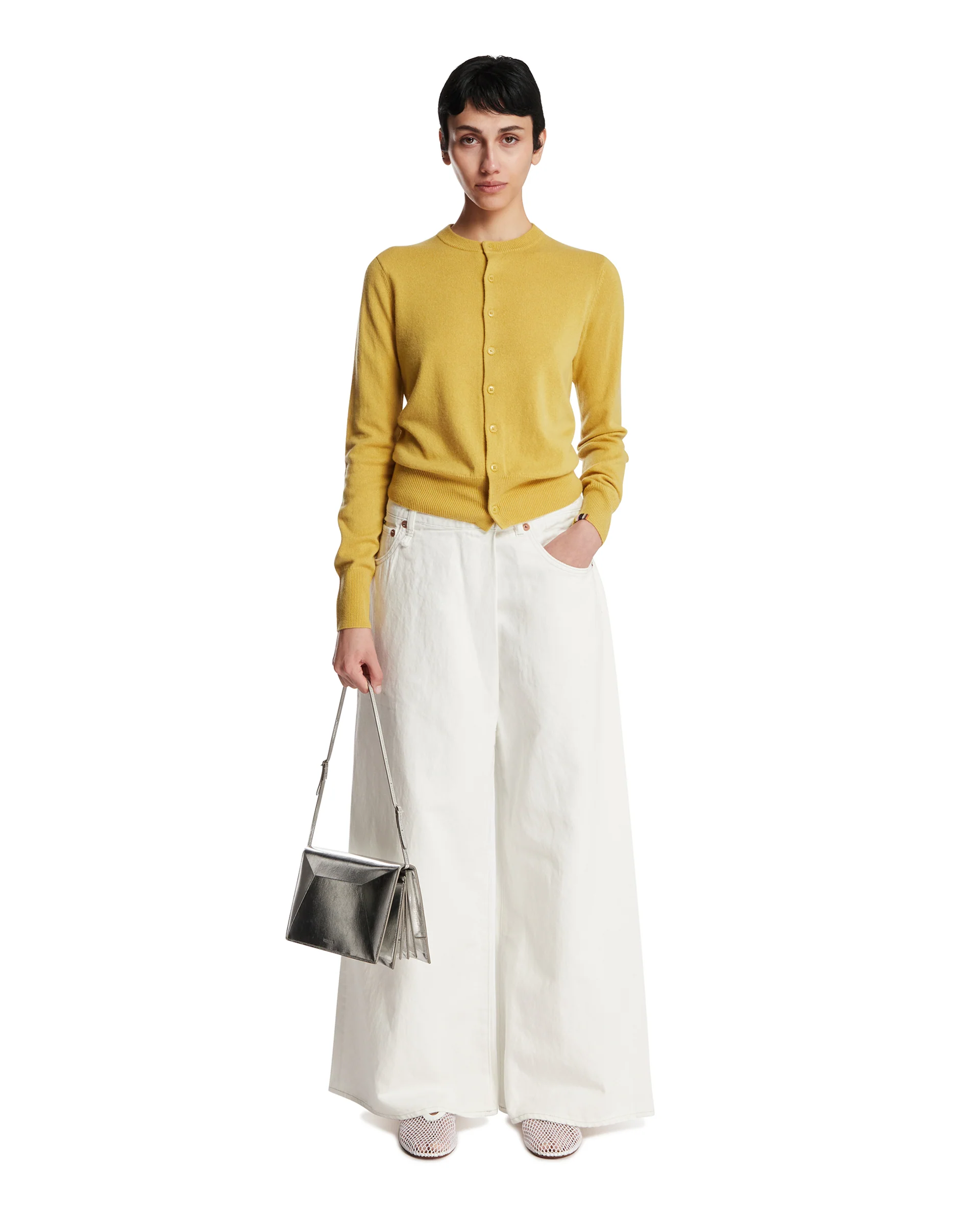Jeans Nico Wrap Wide Leg Bianchi - Image 3