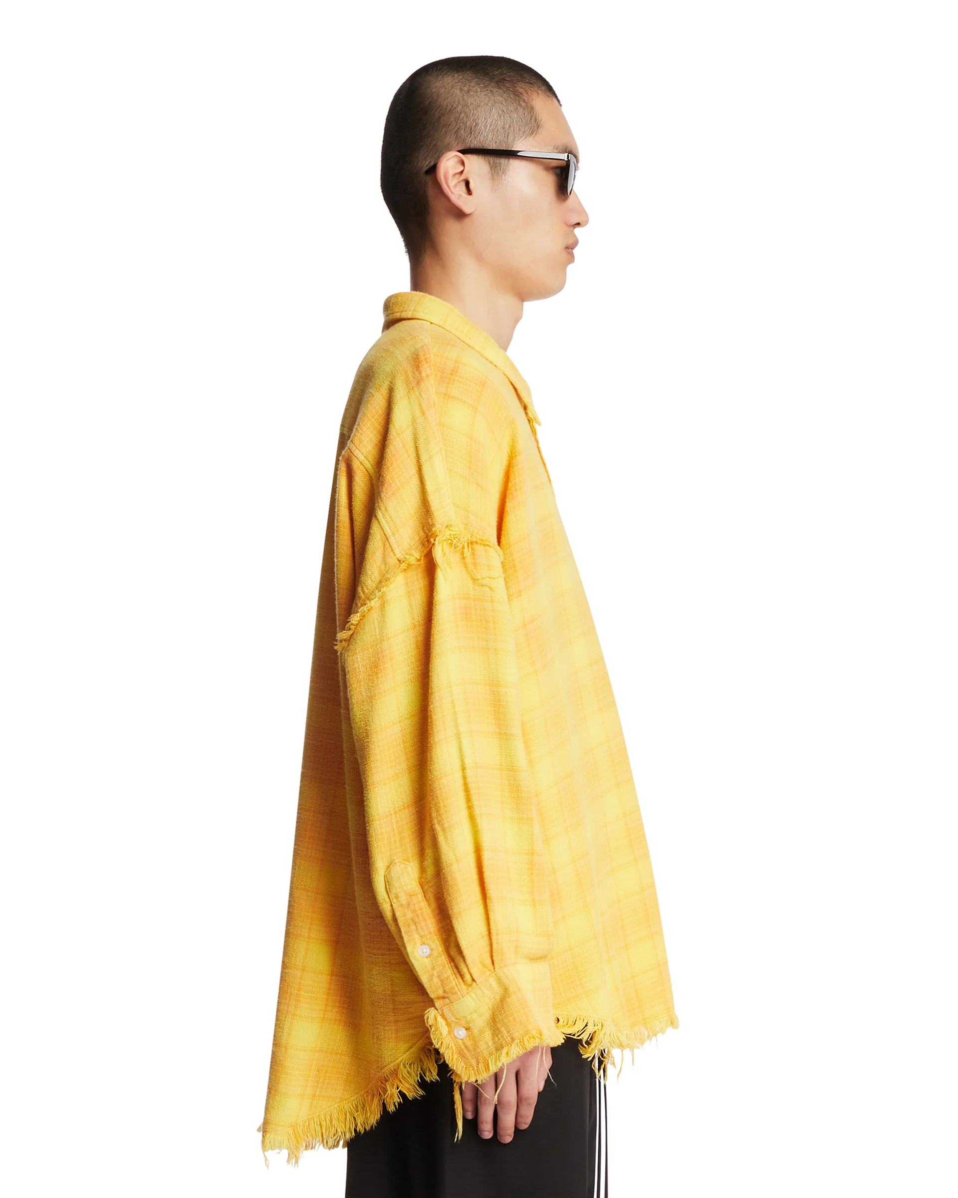 Camicia A Quadri Gialla - Image 4