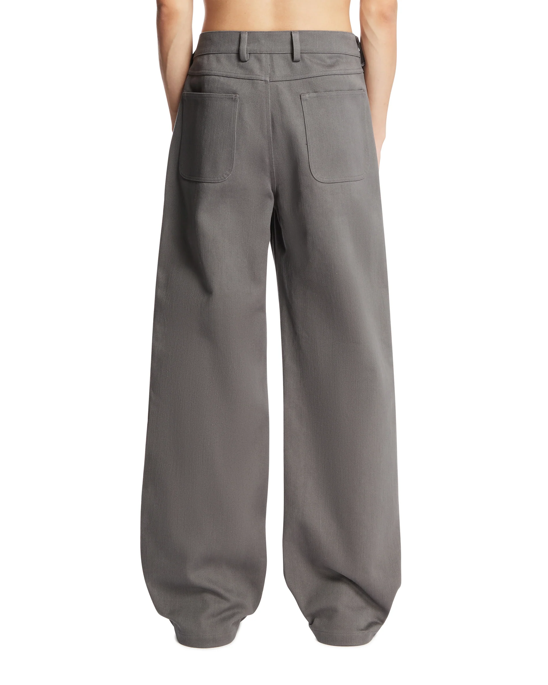 Pantaloni In Cotone Grigi - Image 5