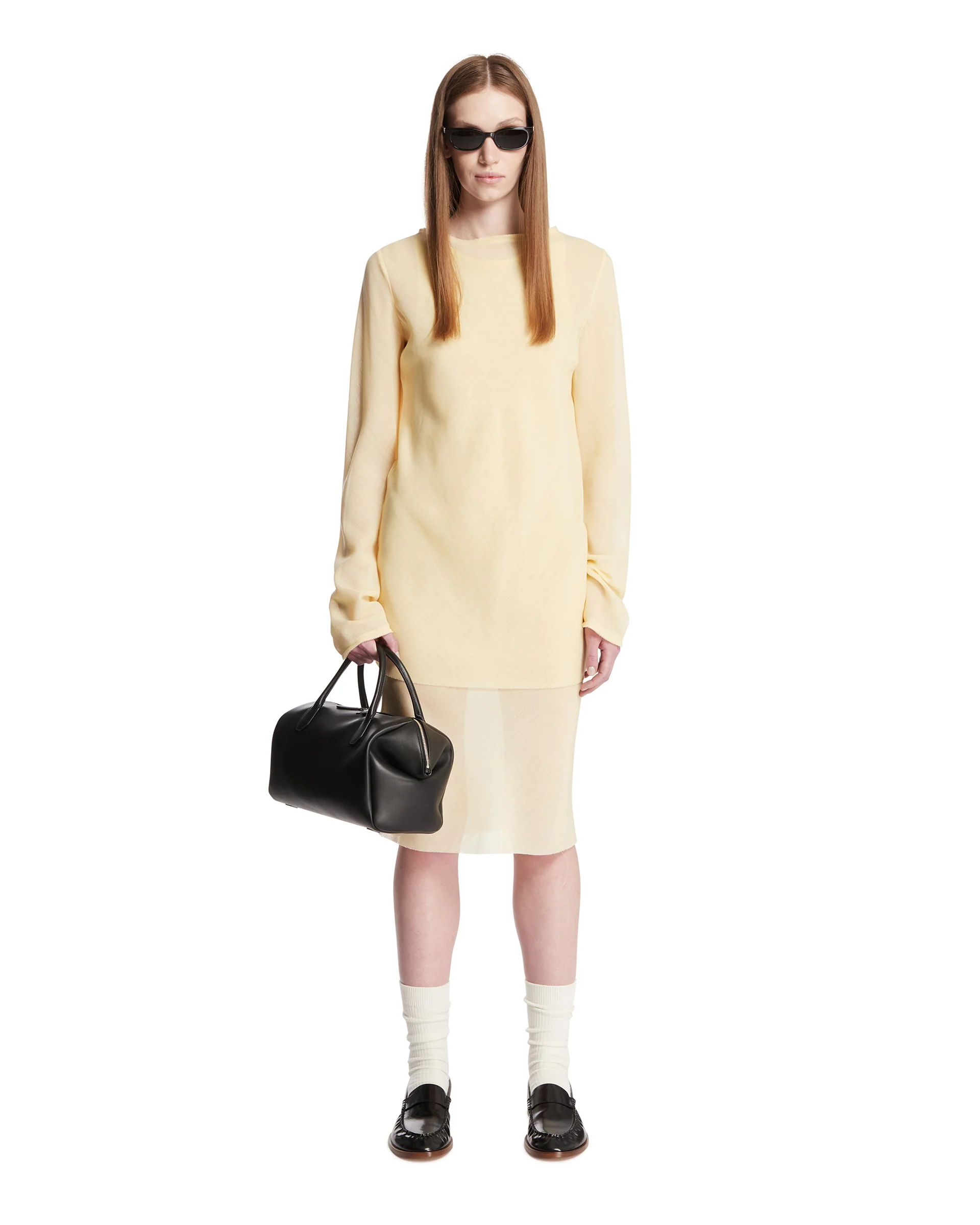 Abito In Lana Giallo - Image 3