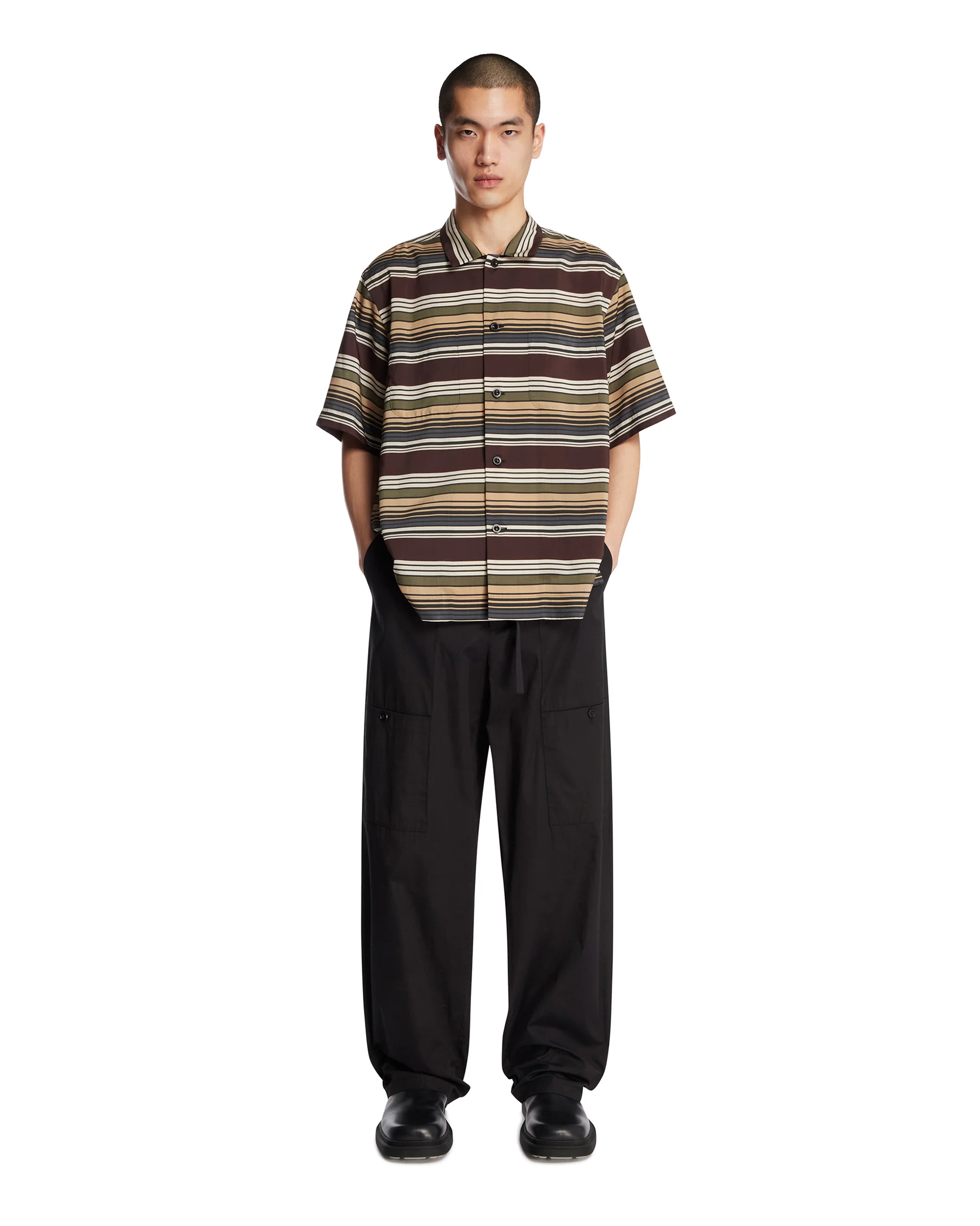 Camicia A Maniche Corte A Righe - Image 3