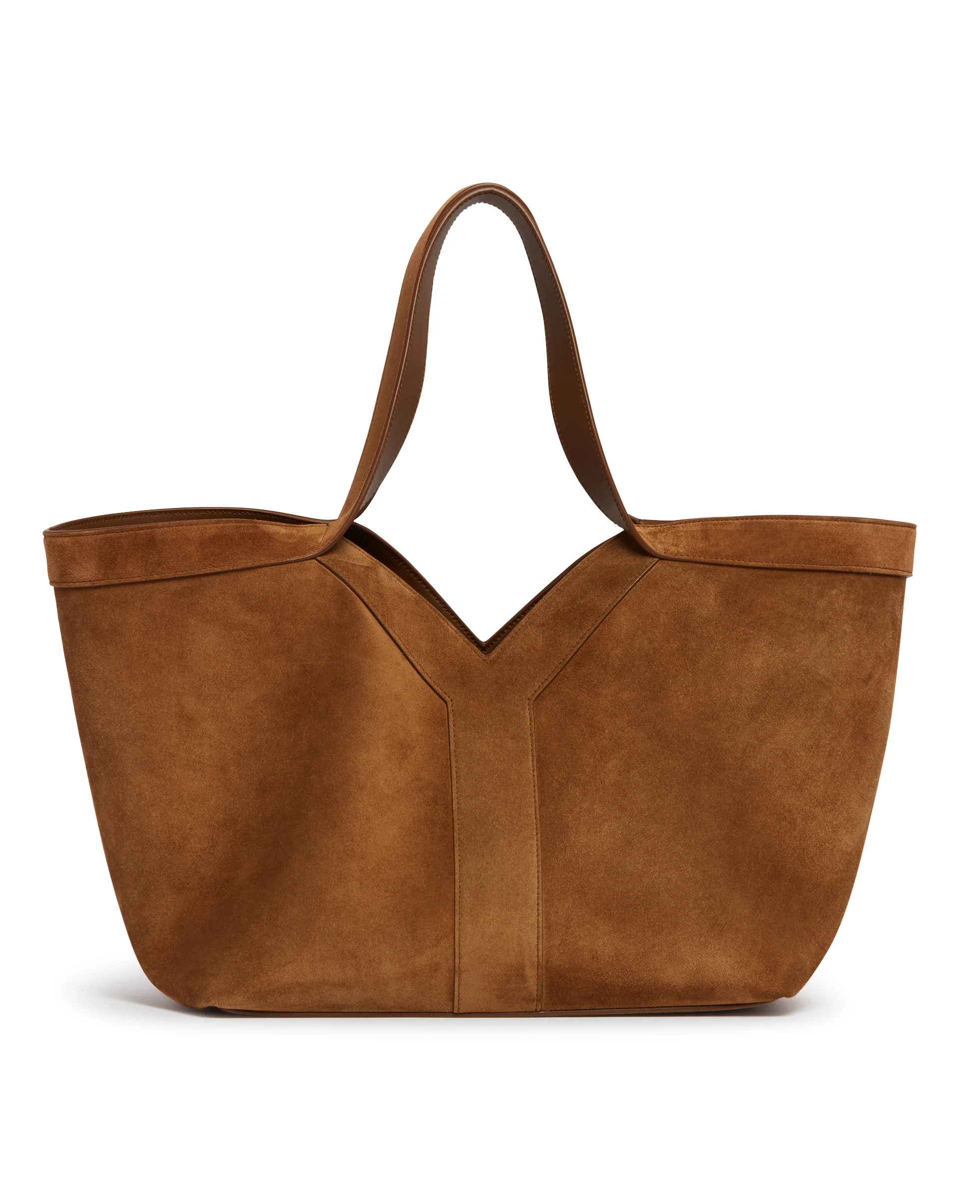 Tote Y In Suede Beige - Image 2