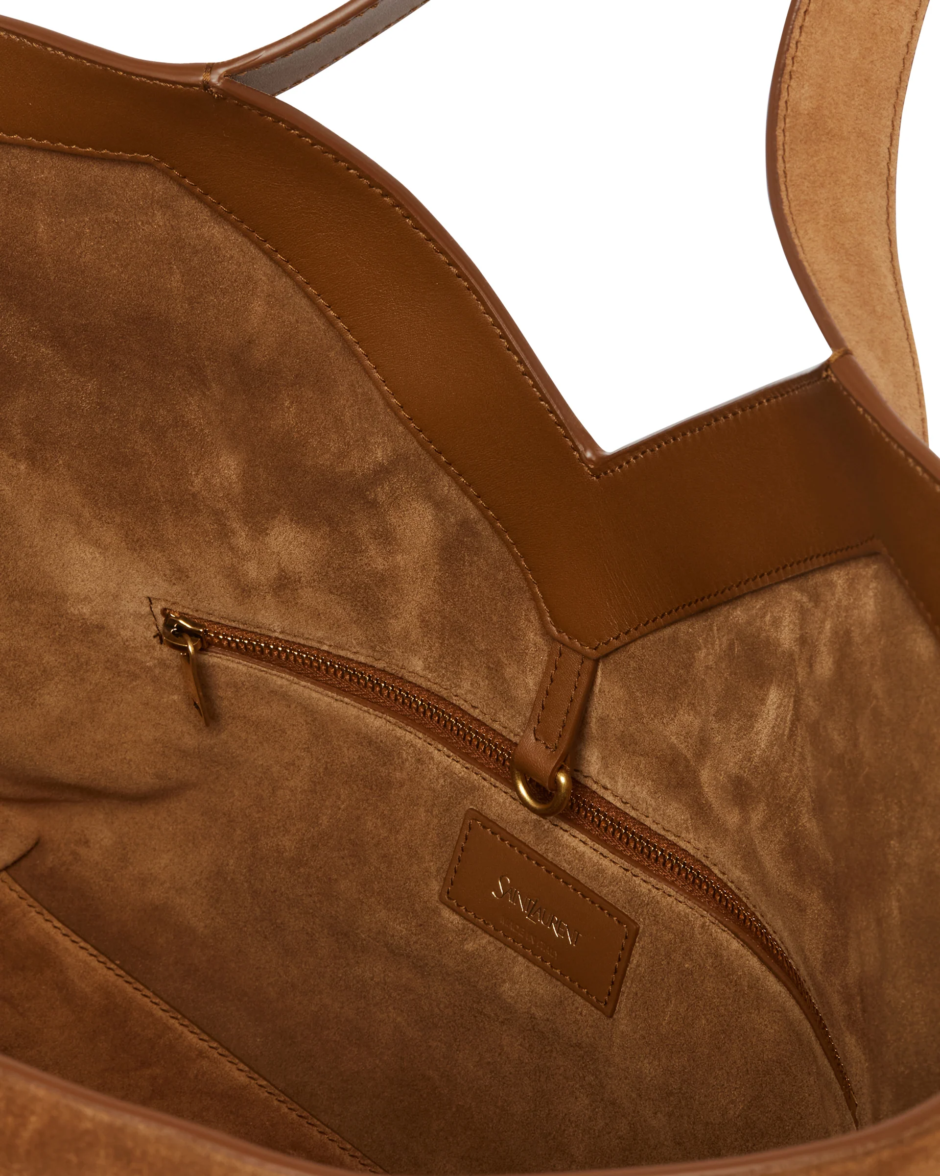 Tote Y In Suede Beige - Image 4