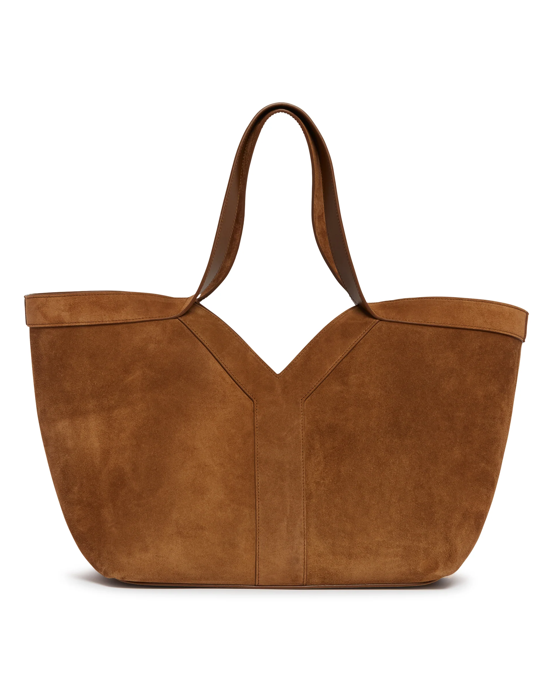 Tote Y In Suede Beige - Image 5