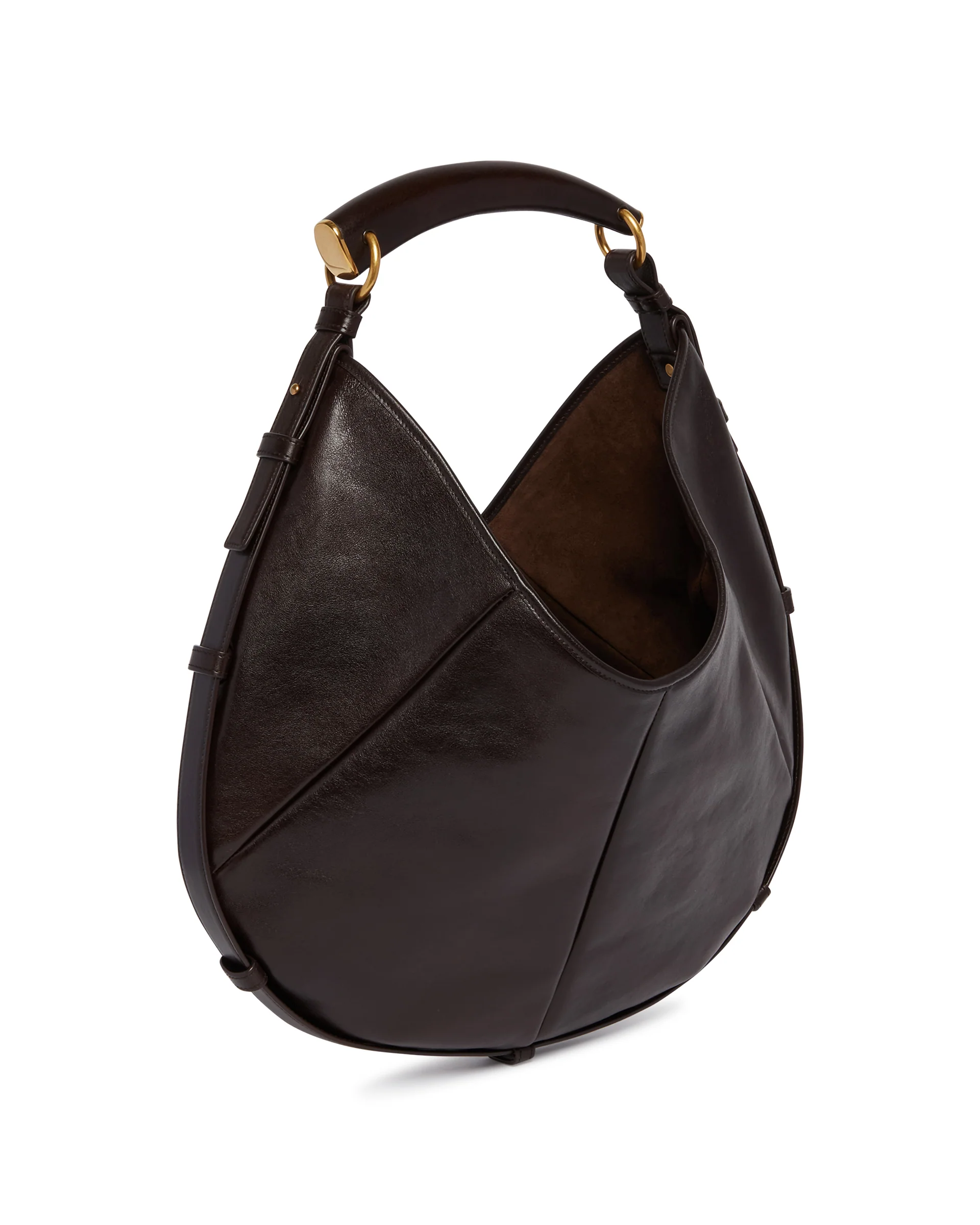 Borsa Mombasa Media in Pelle Marrone - Image 3