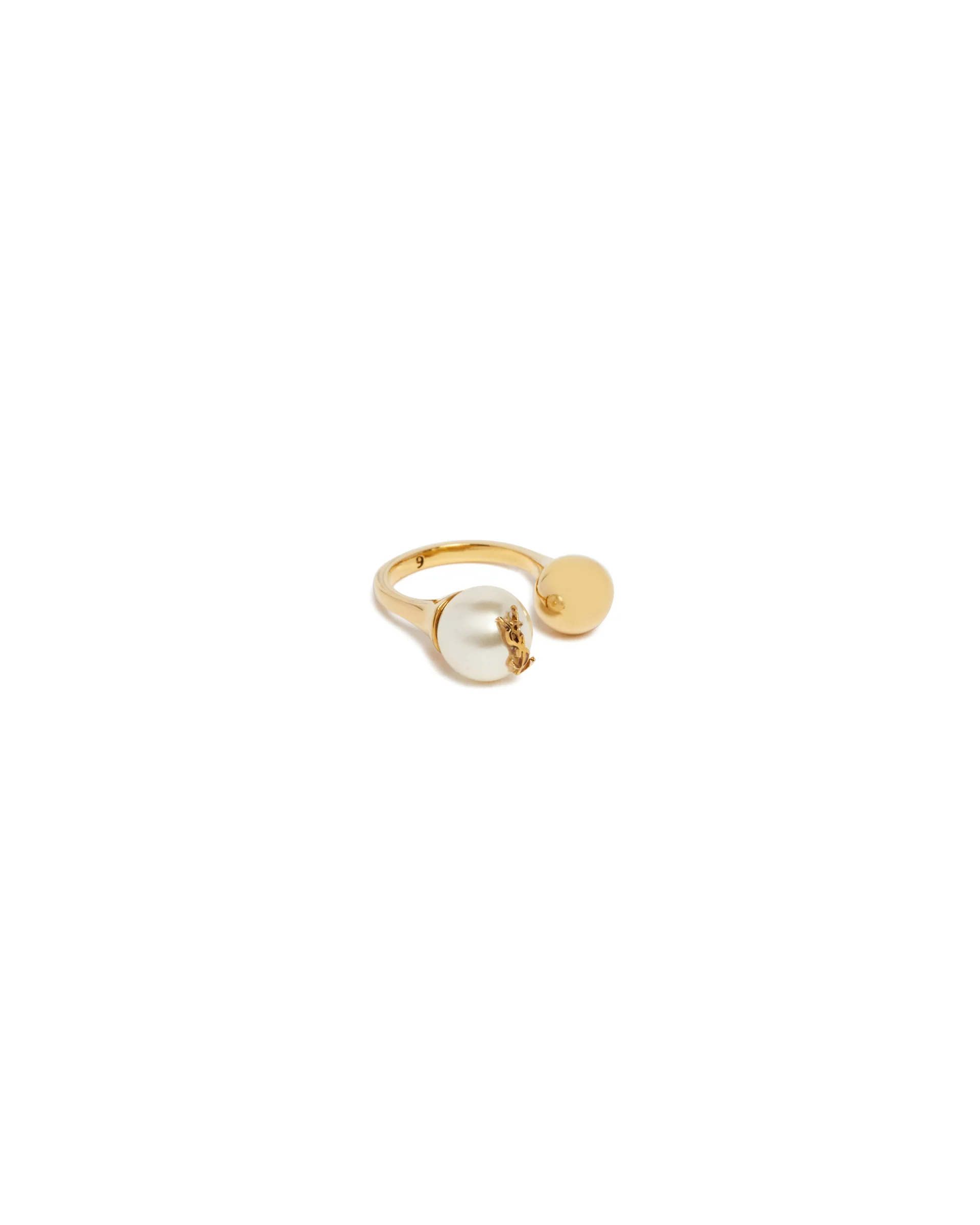 Anello Doppia Sfera Dorato - Image 4