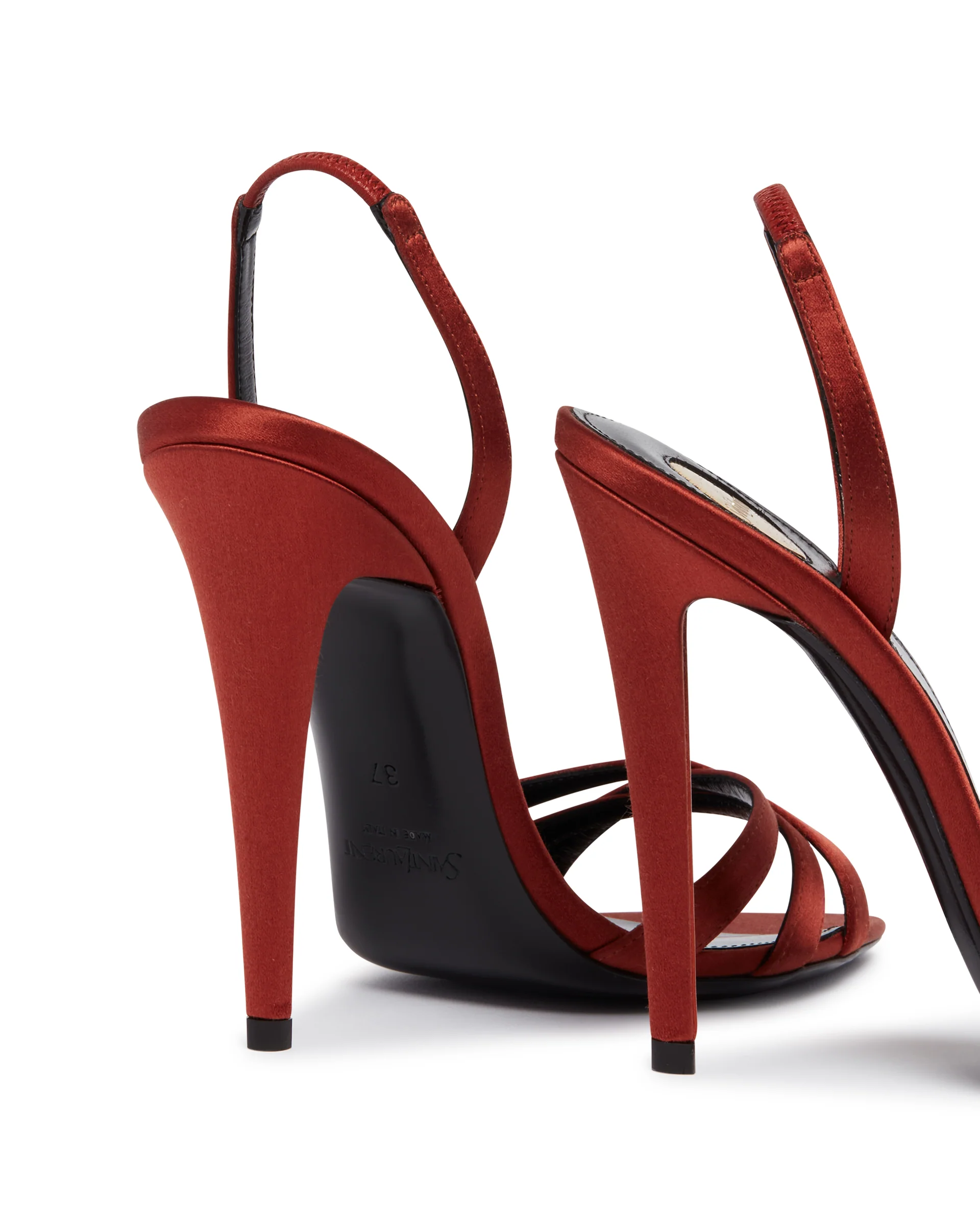 Sandali Kate in Satin Rossi - Image 6