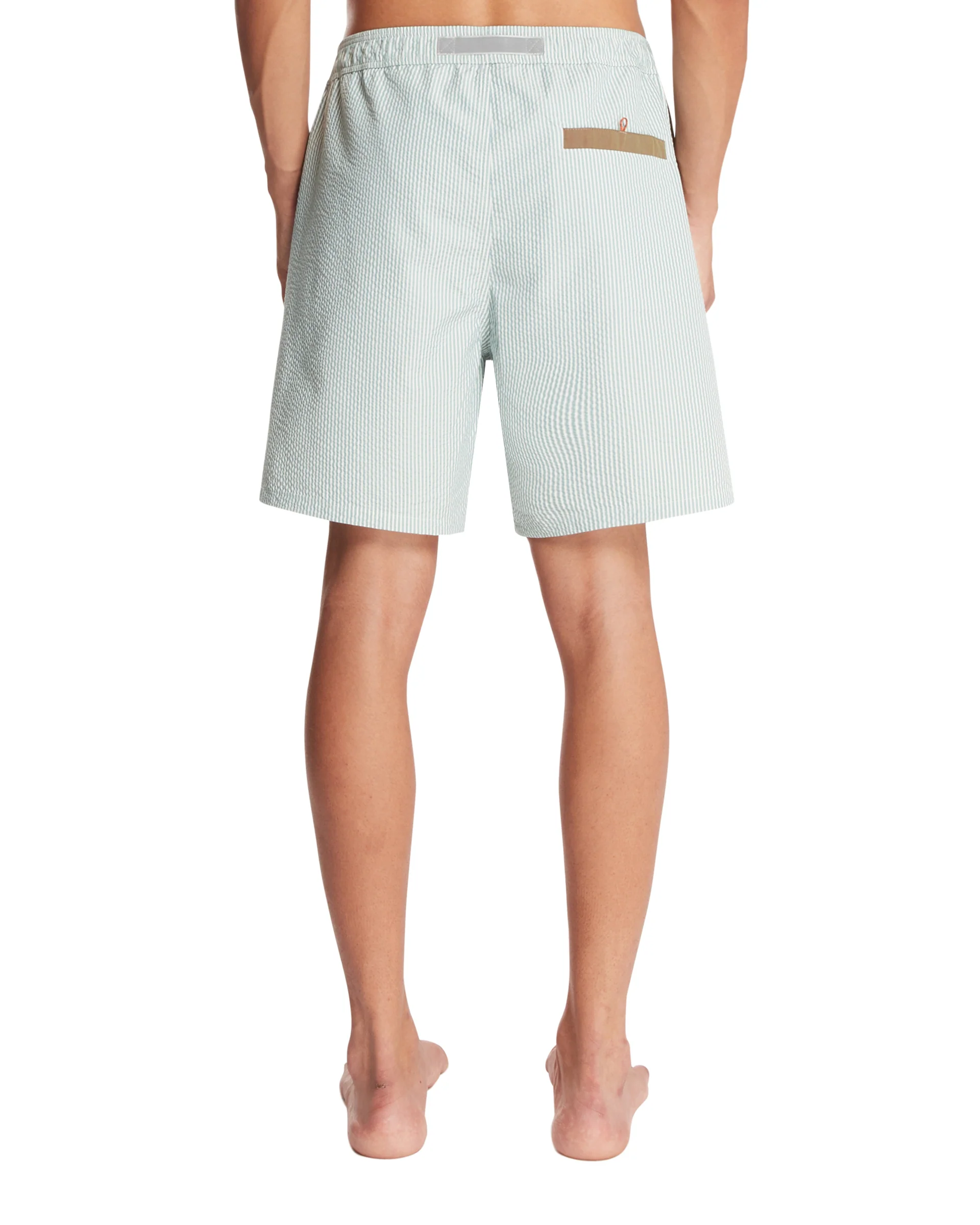 Shorts Da Bagno A Righe Bianchi - Image 5