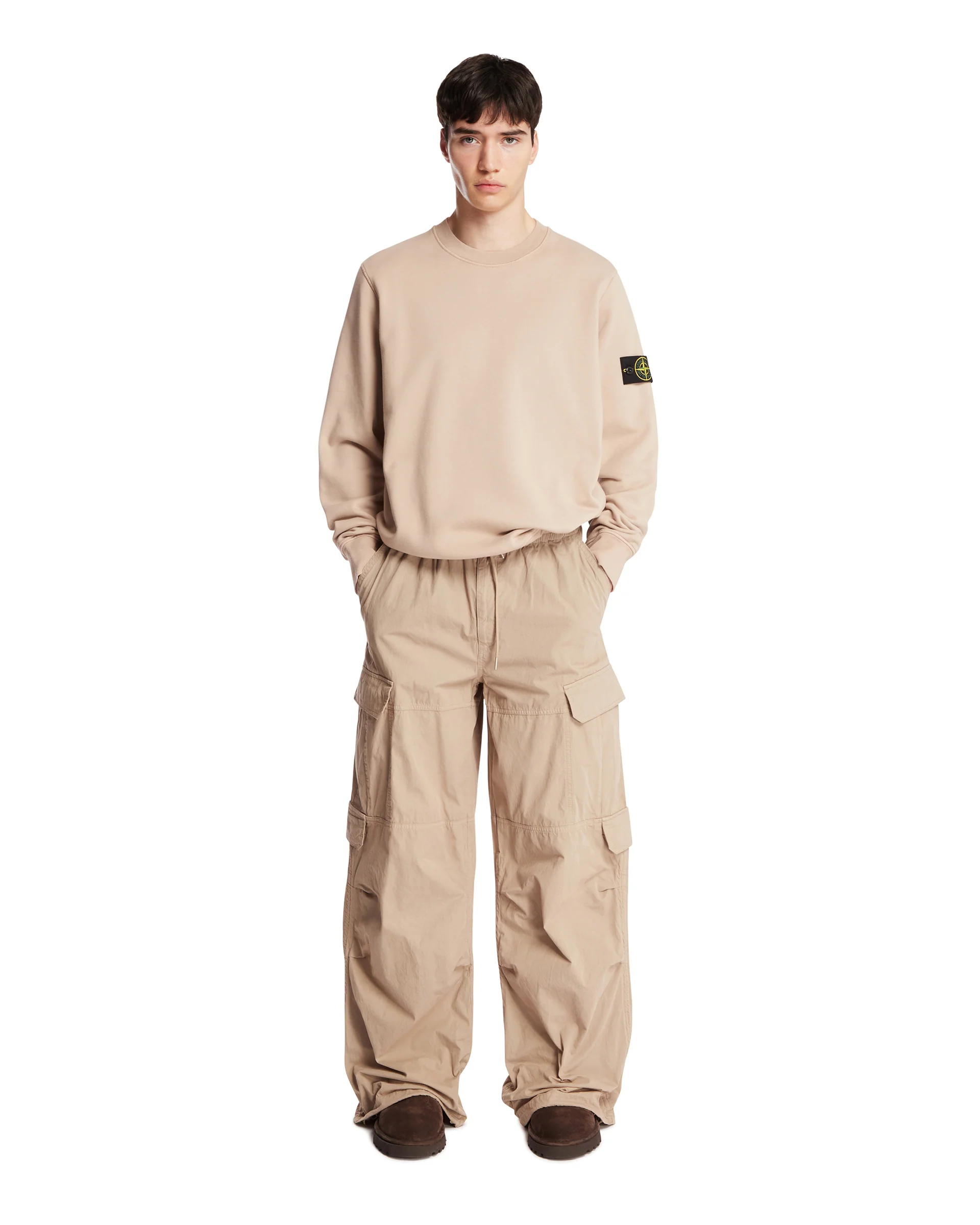 Felpa In Cotone Beige - Image 3