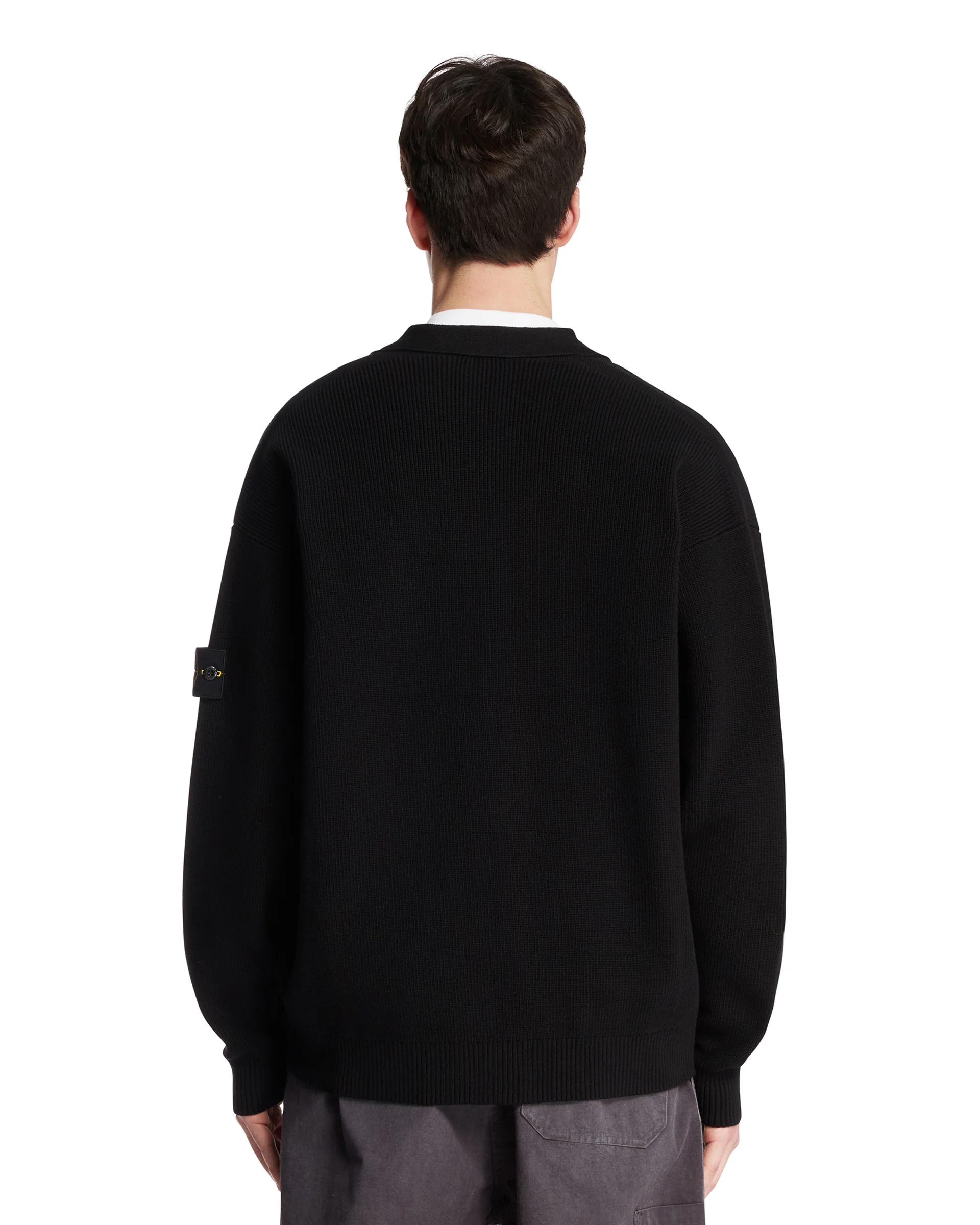 Cardigan In Cotone Nero - Image 5