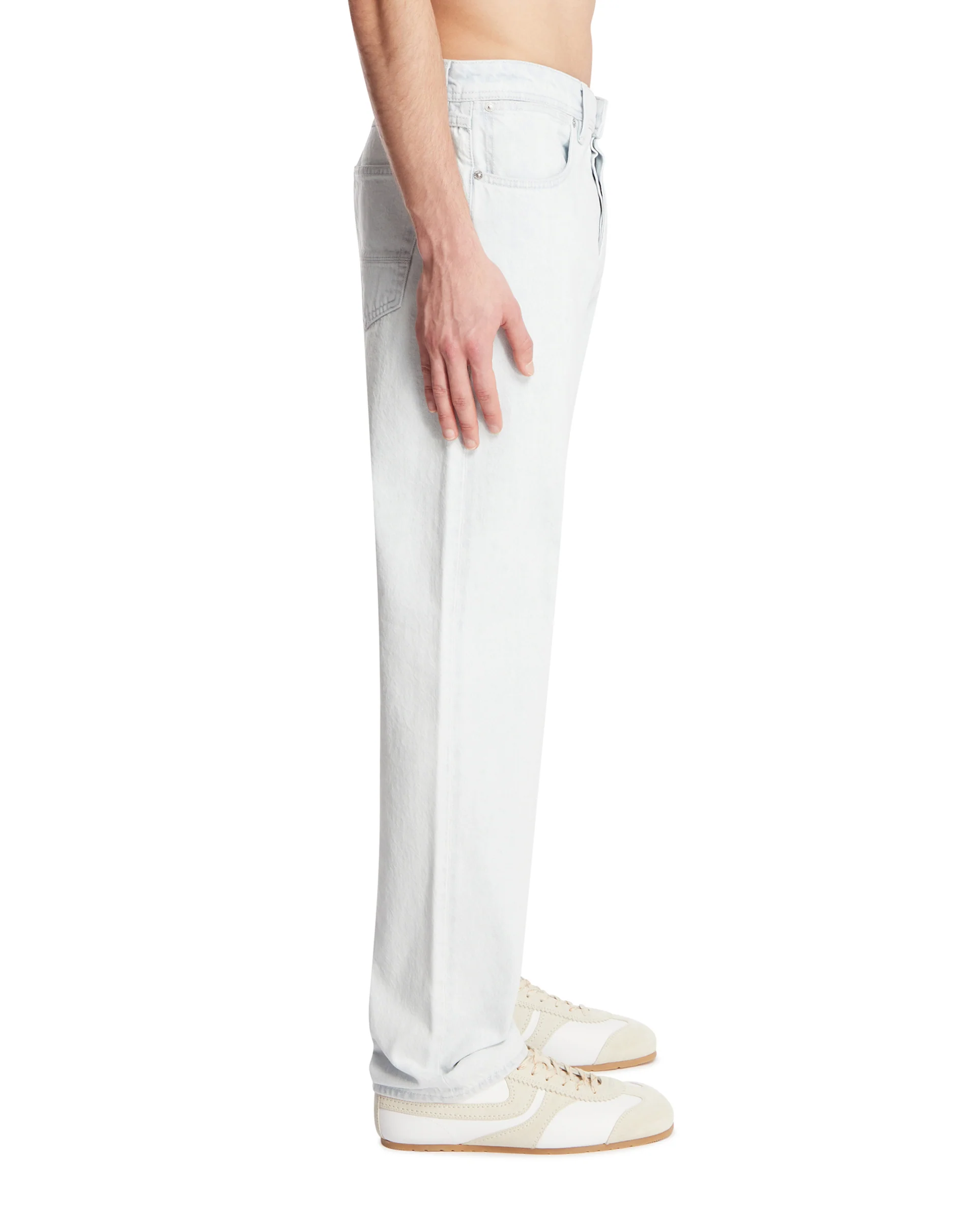 Jeans A Cinque Tasche Azzurri Chiari - Image 4