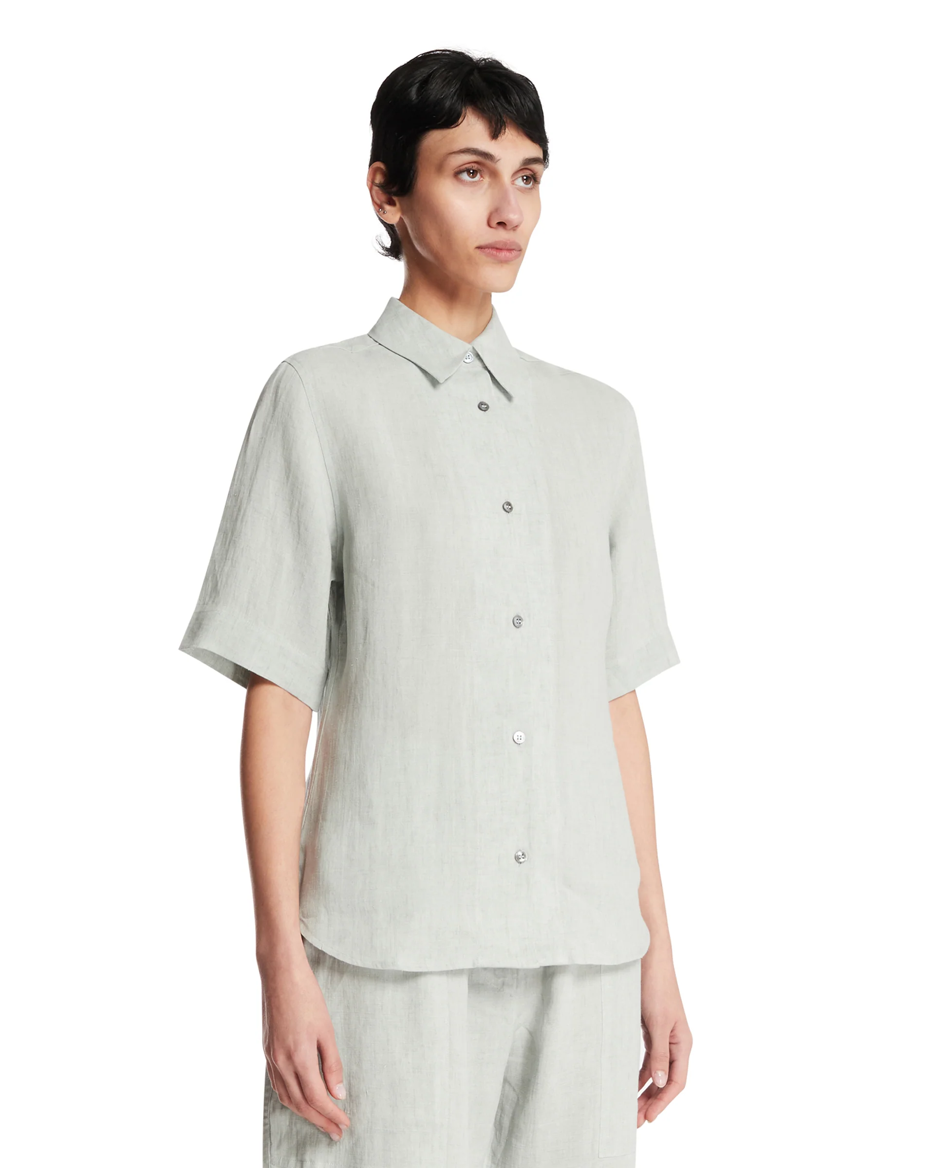 Camicia A Maniche Corte Estes Azzurra - Image 2