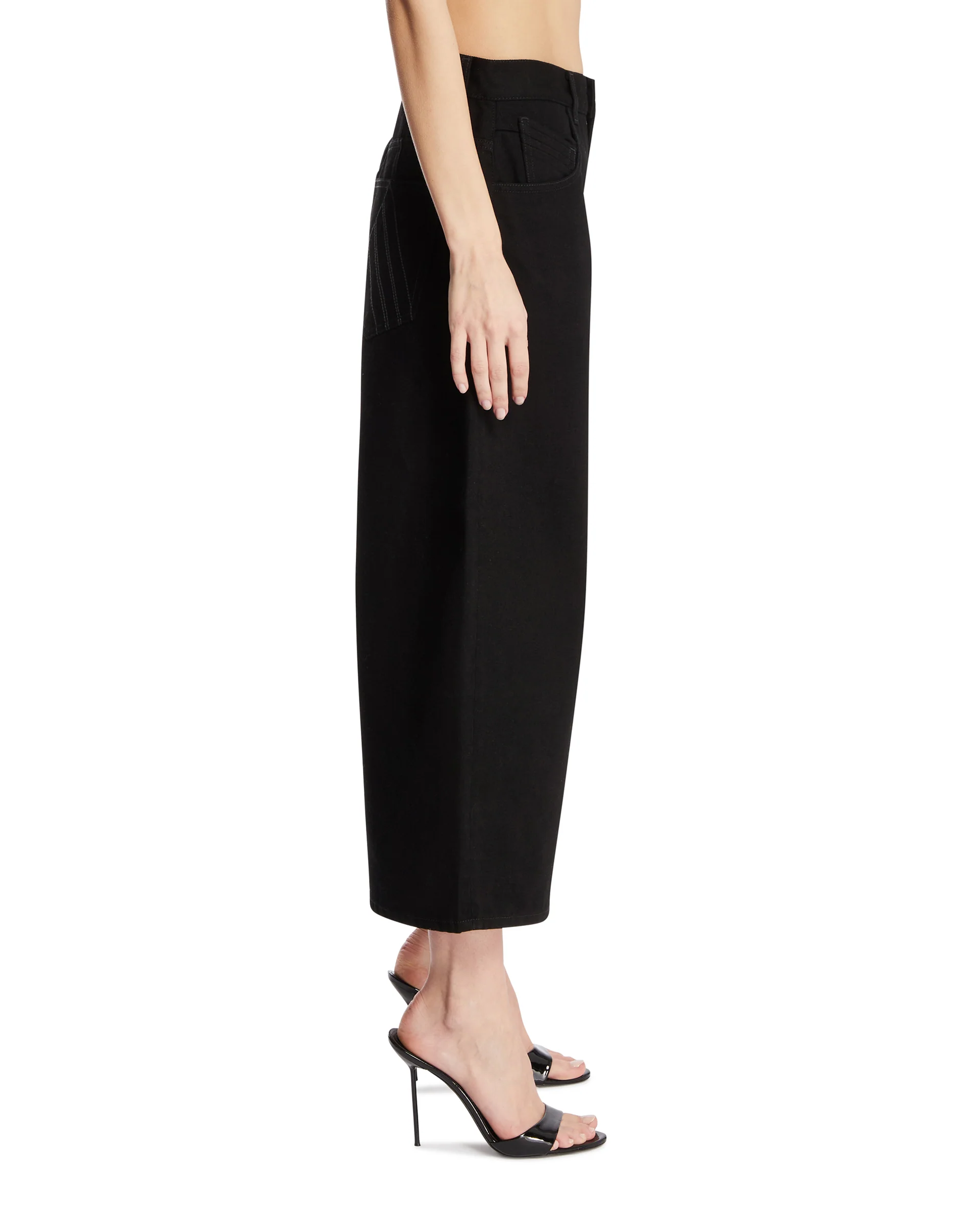 Jeans Balloon Cropped Neri - Image 4