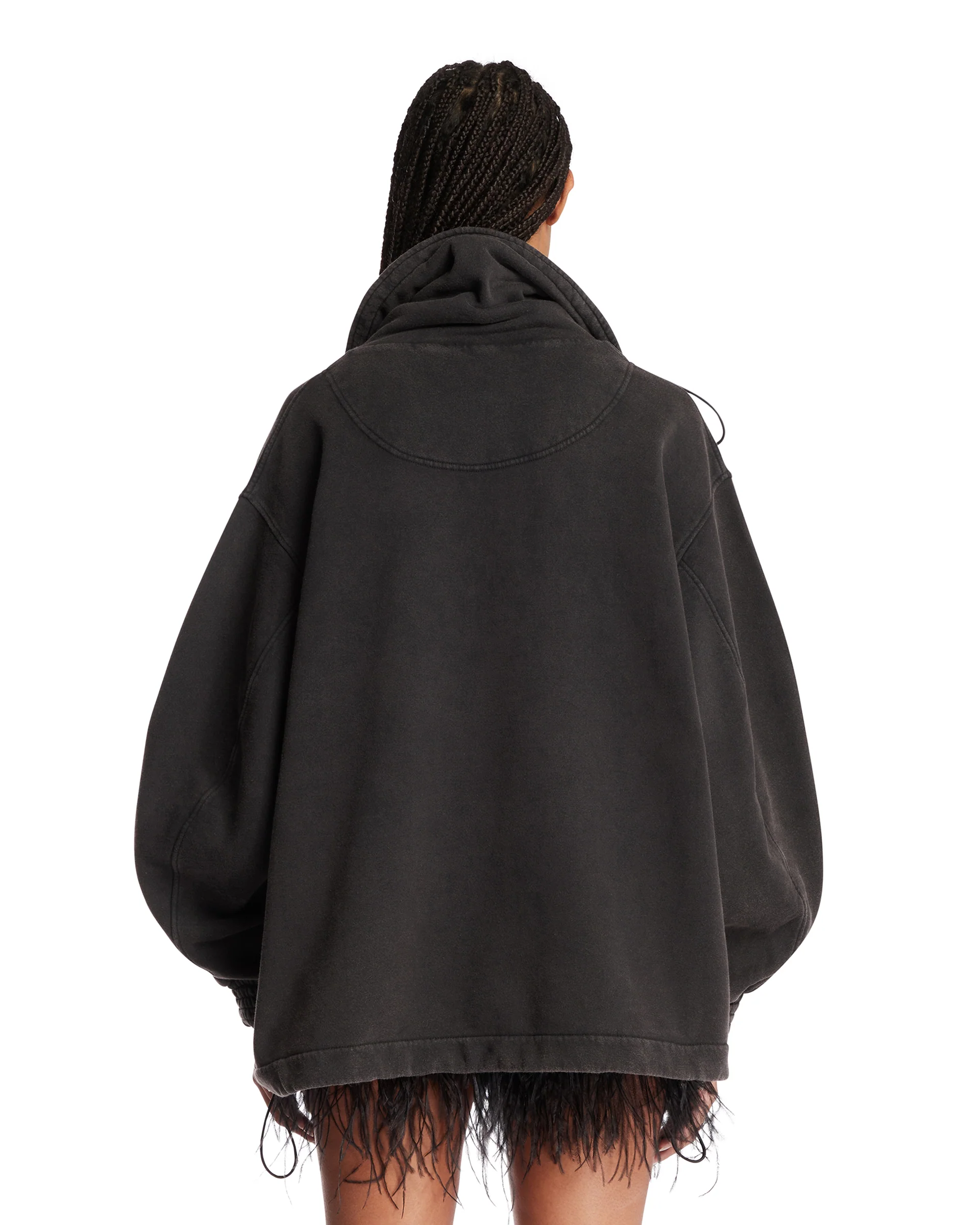 Blouson A Collo Alto Nero - Image 5