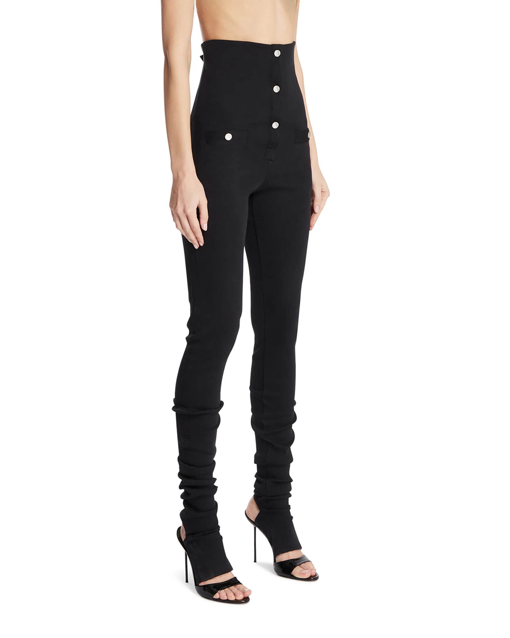 Pantaloni A Vita Alta Neri - Image 5