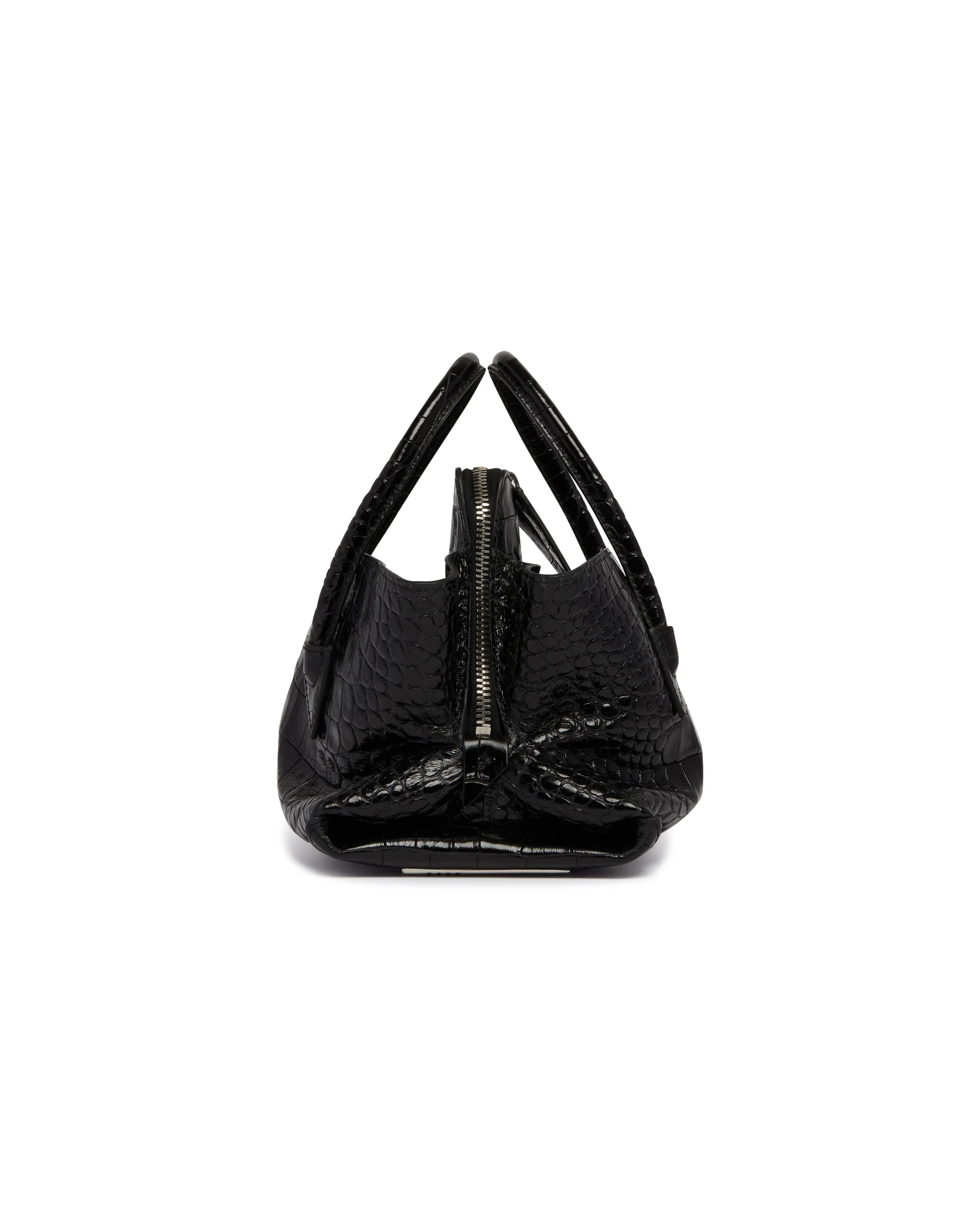 Borsa La Passeggiata Mini In Pelle Nera - Image 7