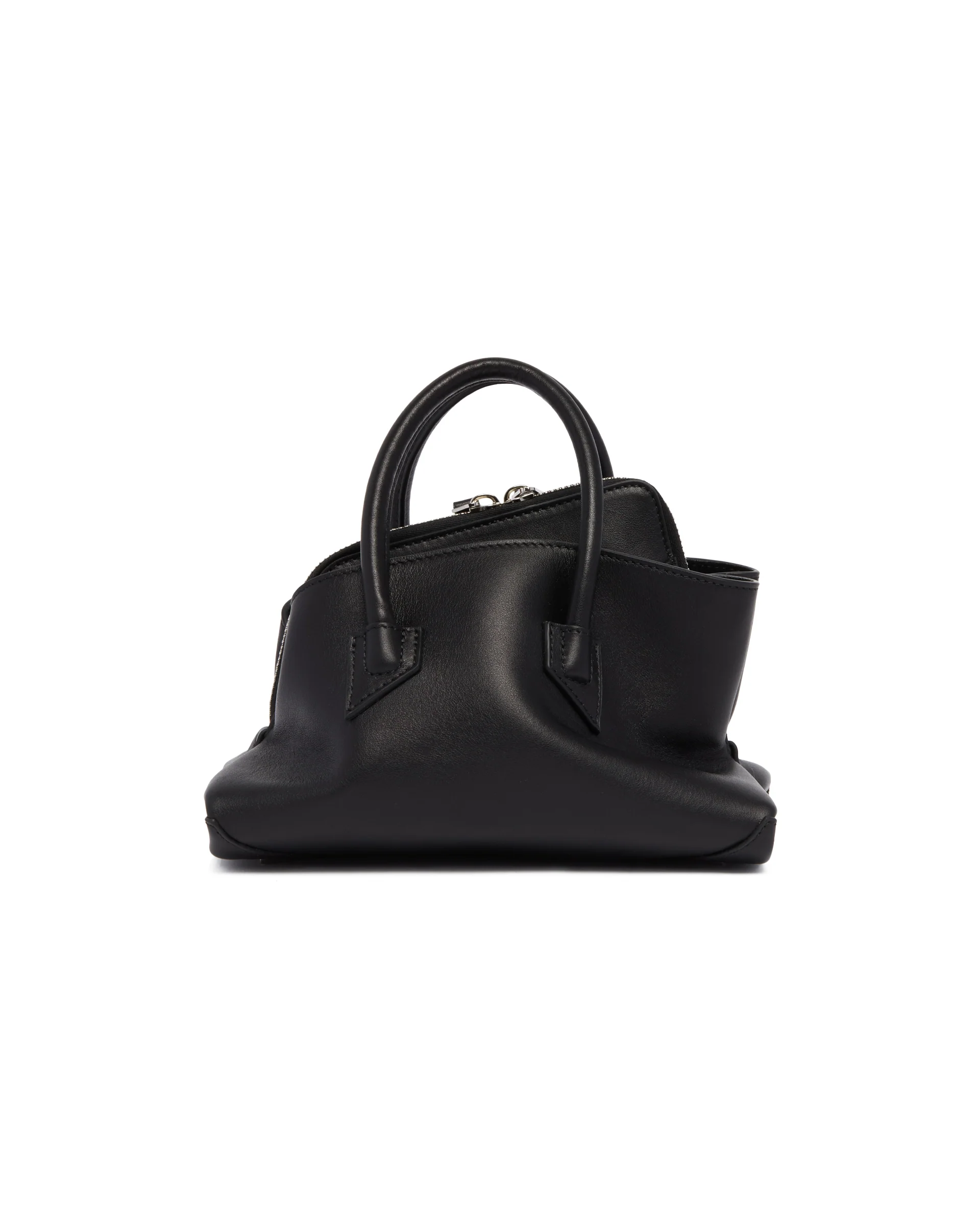 Borsa La Passeggiata Mini In Pelle Nera - Image 6