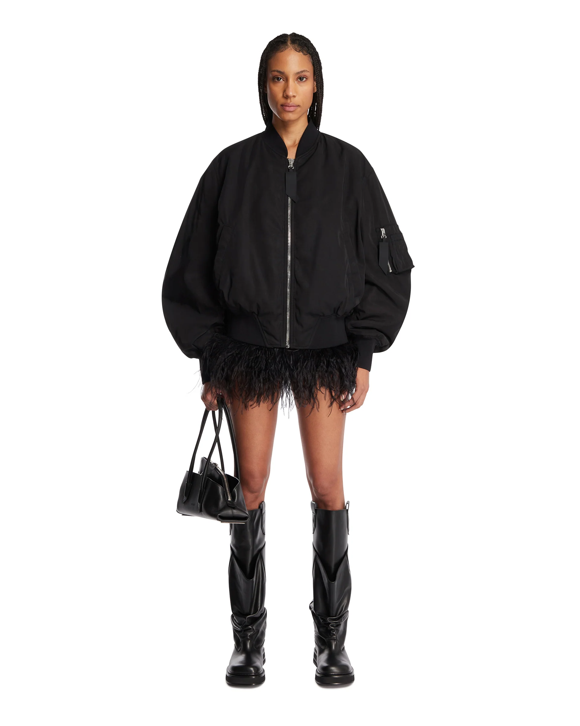 Bomber Oversize Nero - Image 3