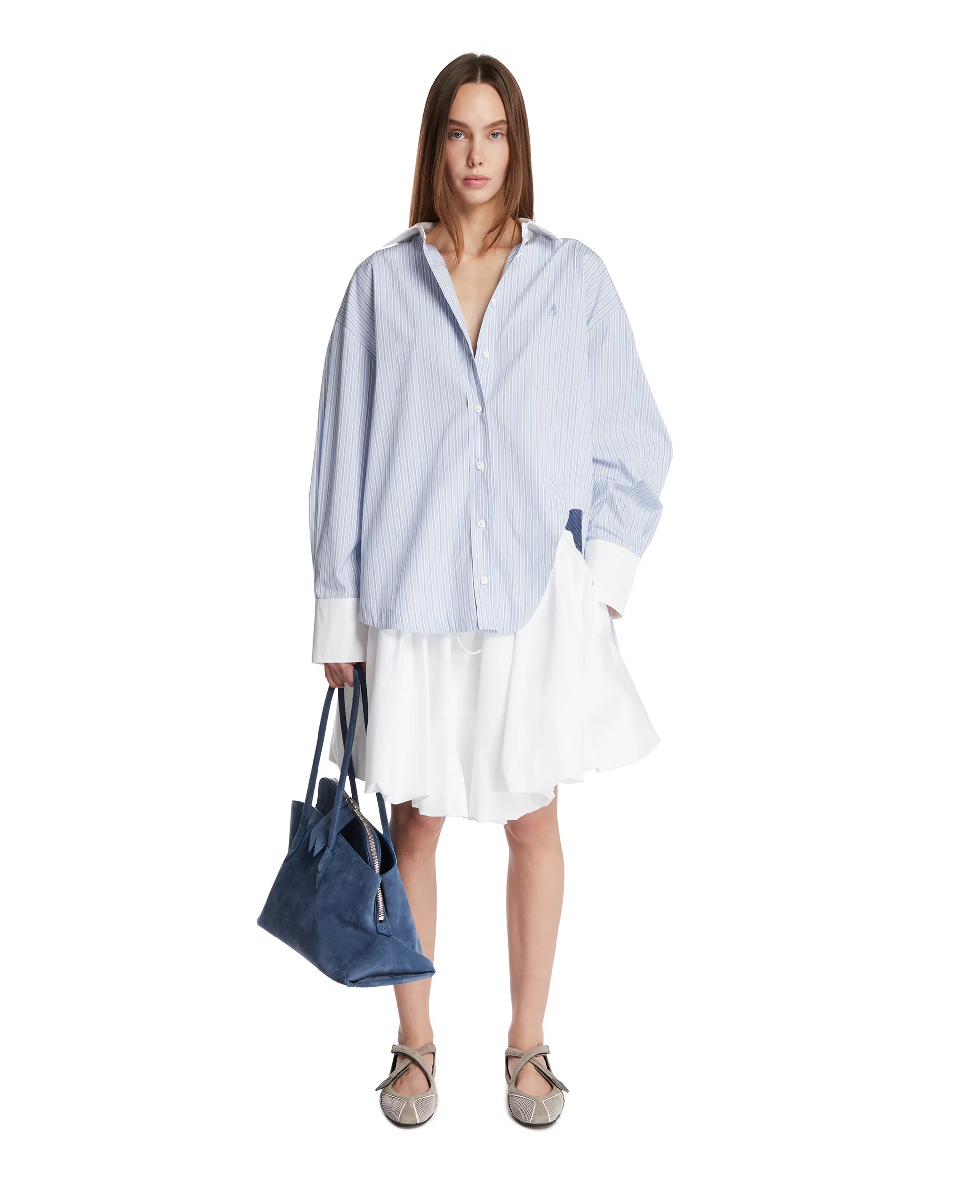 Camicia Diana A Righe Azzurra - Image 3