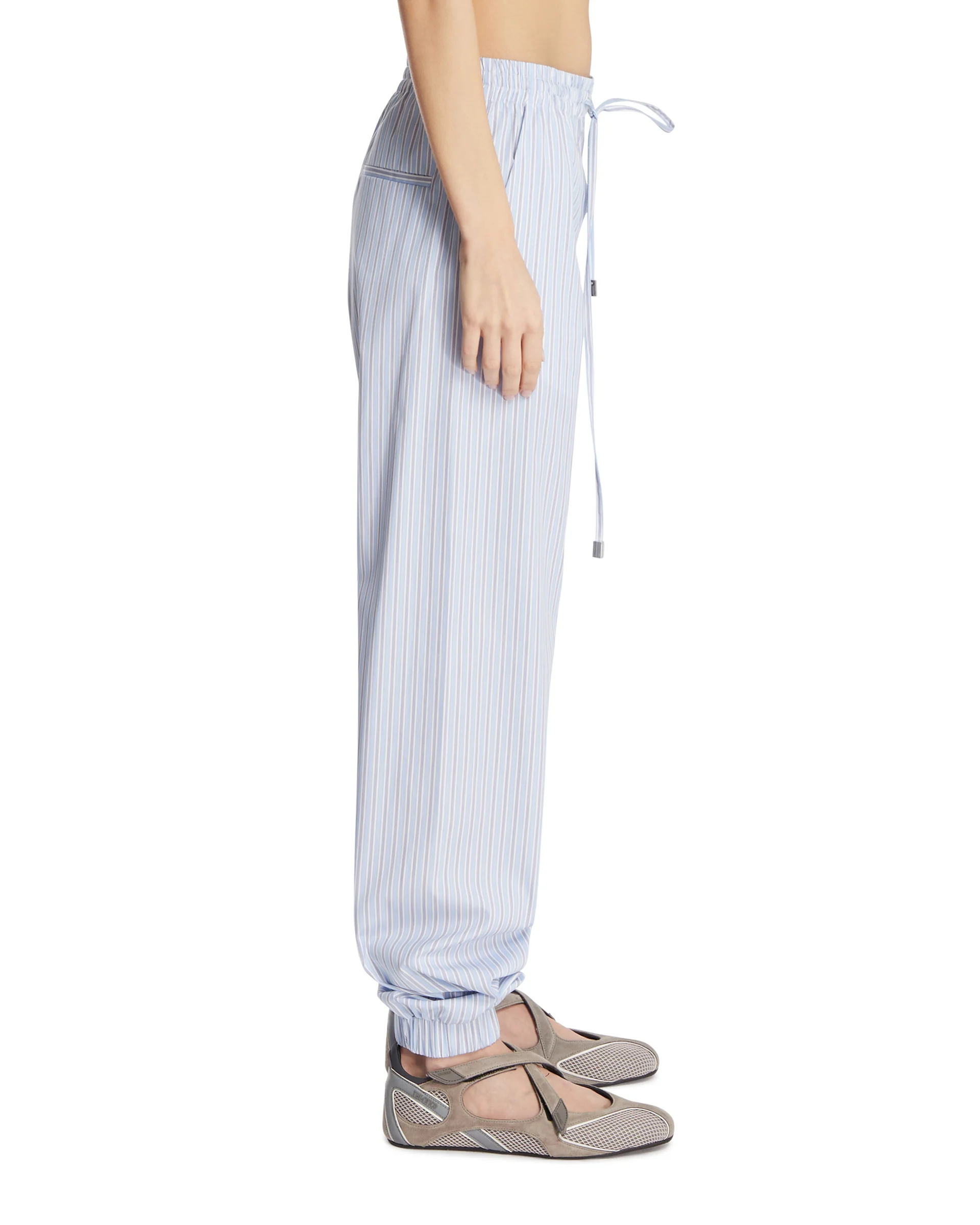 Pantaloni In Stile Underwear Azzurri - Image 4