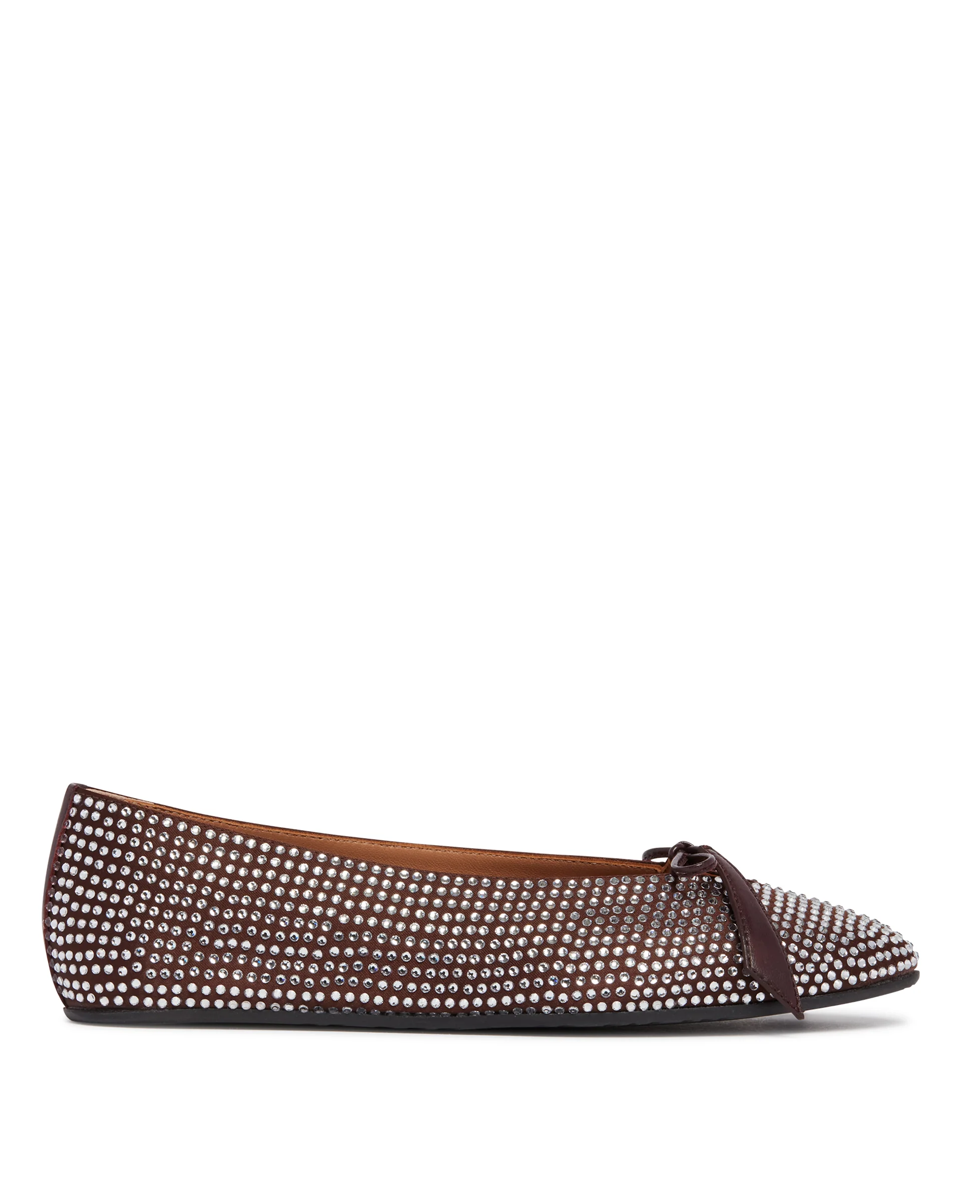 Ballerine Kali Con Strass Marroni