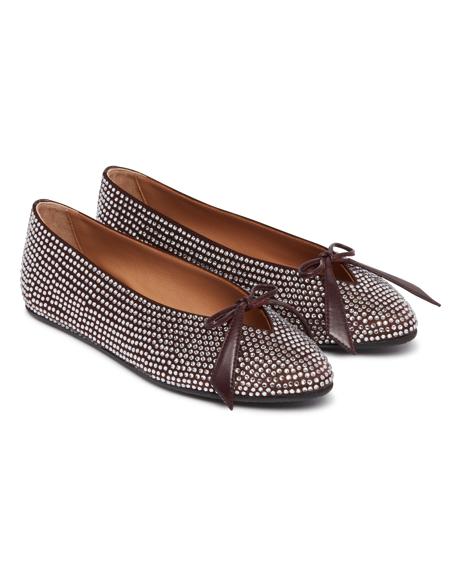 Ballerine Kali Con Strass Marroni - Image 3