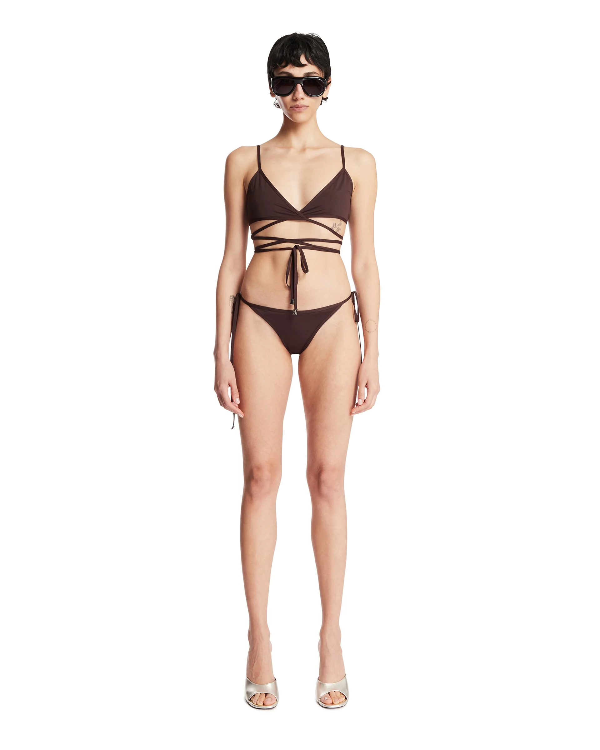 Bikini Wrap Around Marrone - Image 3