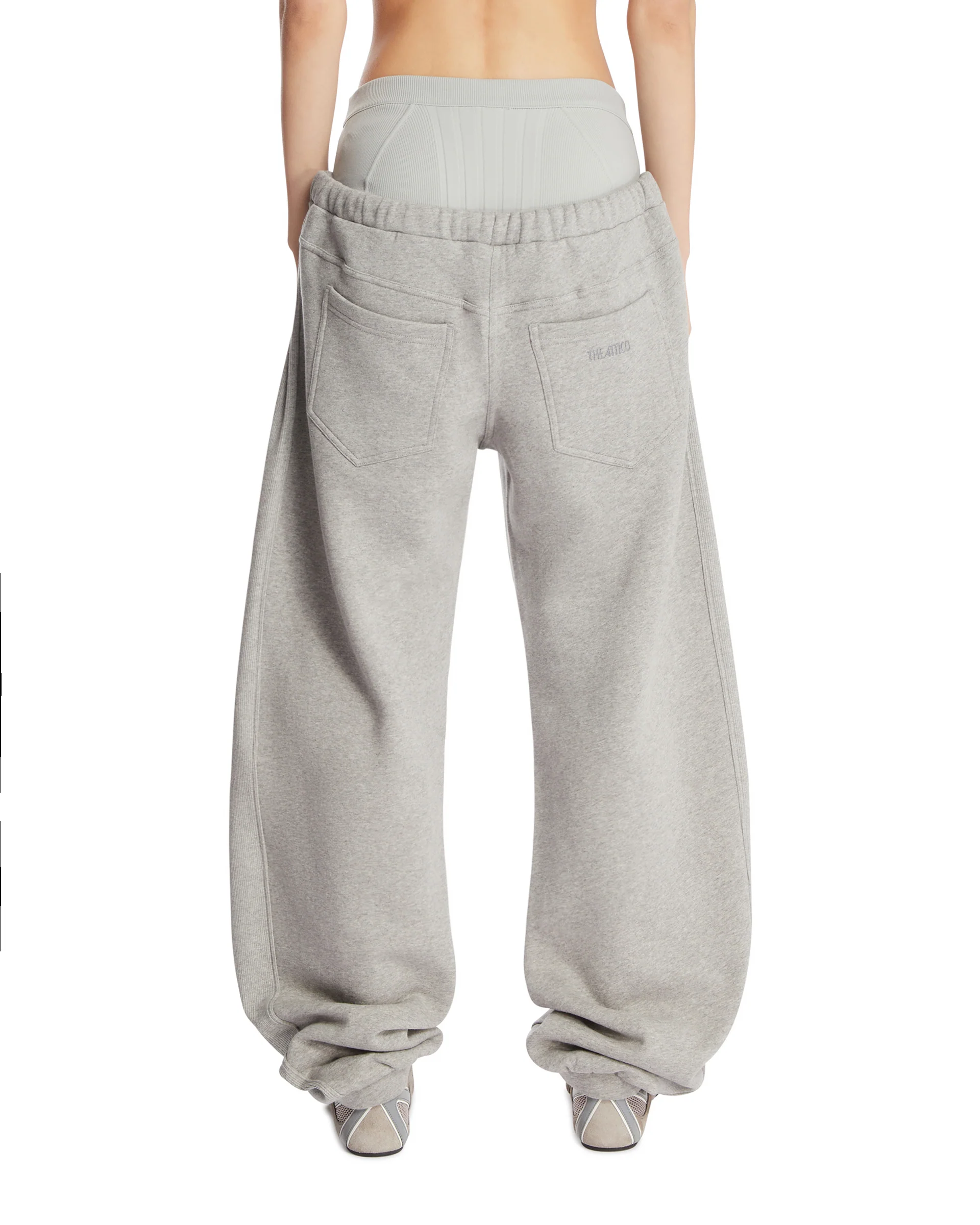 Pantaloni In Cotone Grigi - Image 5