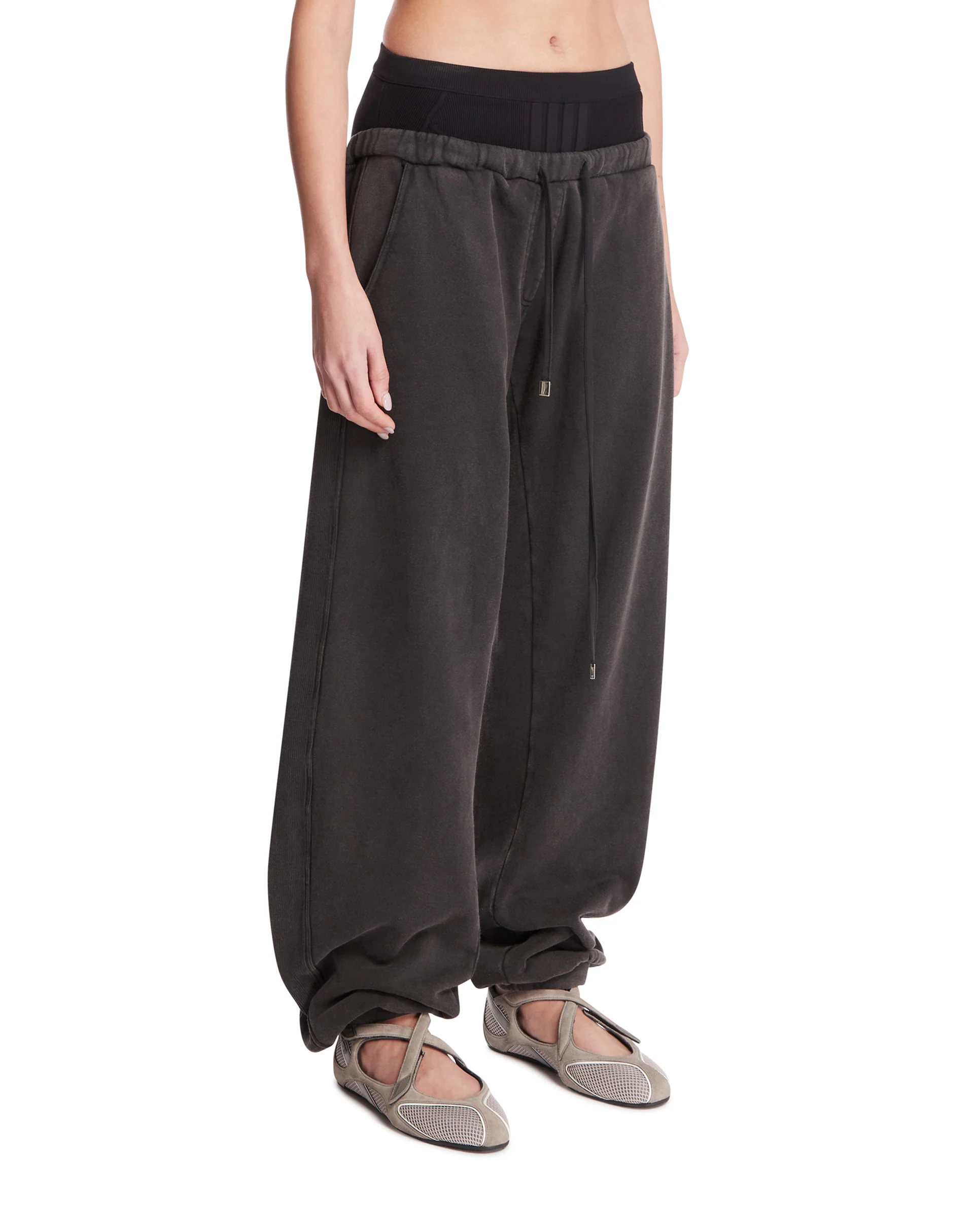 Pantaloni In Cotone Grigi - Image 2